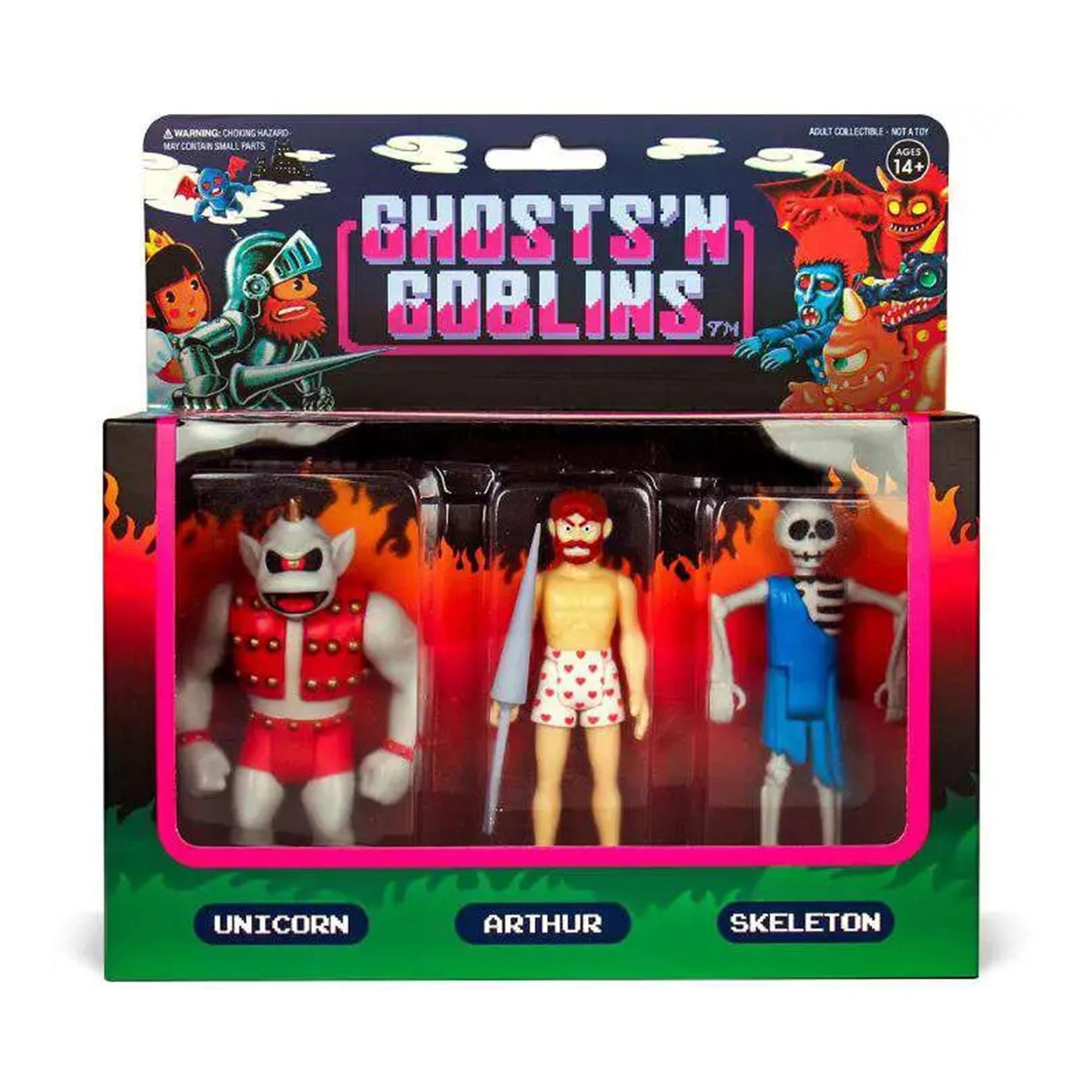 Ghosts N Goblins 3.75 Inch ReAction Figure 3-Pack B