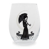 Addams Family Wednesday "Little Storm Cloud" Stemless Wine Glass | 20 Ounces