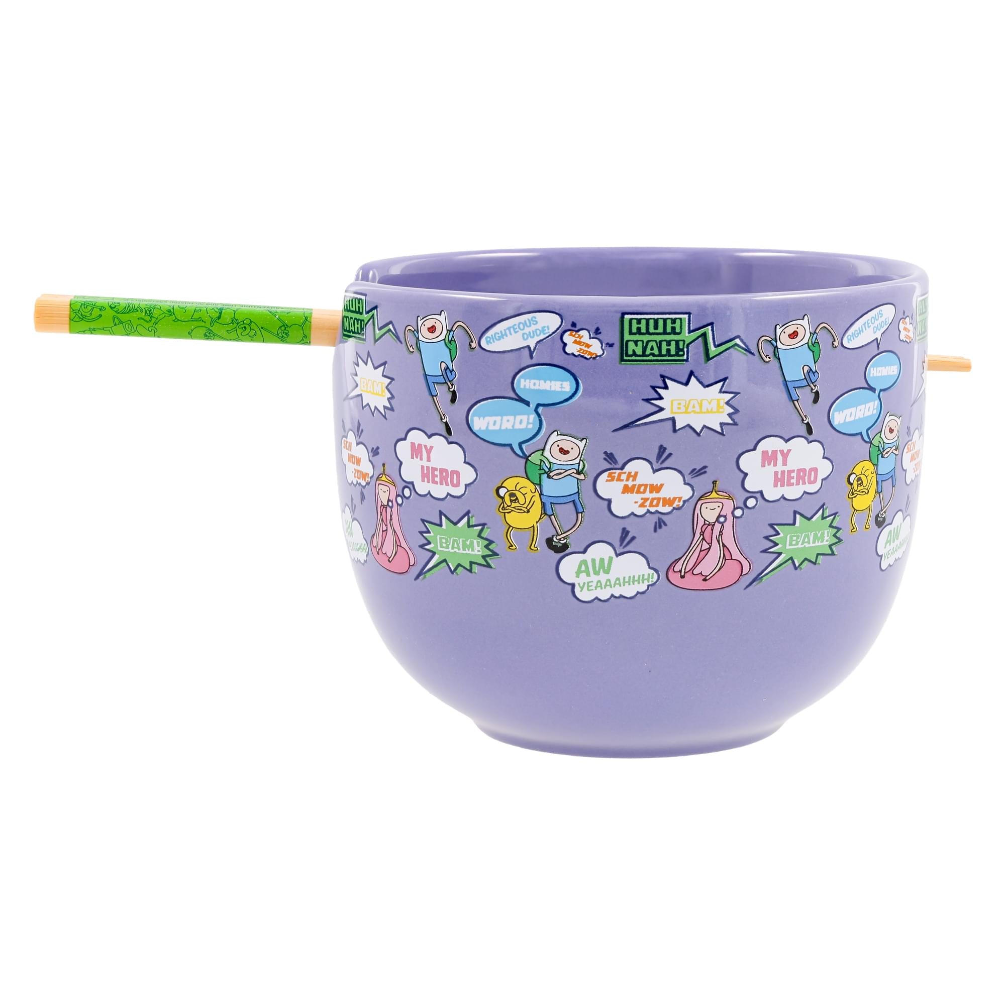 Adventure Time Characters 20oz Ramen Bowl Set | Free Shipping