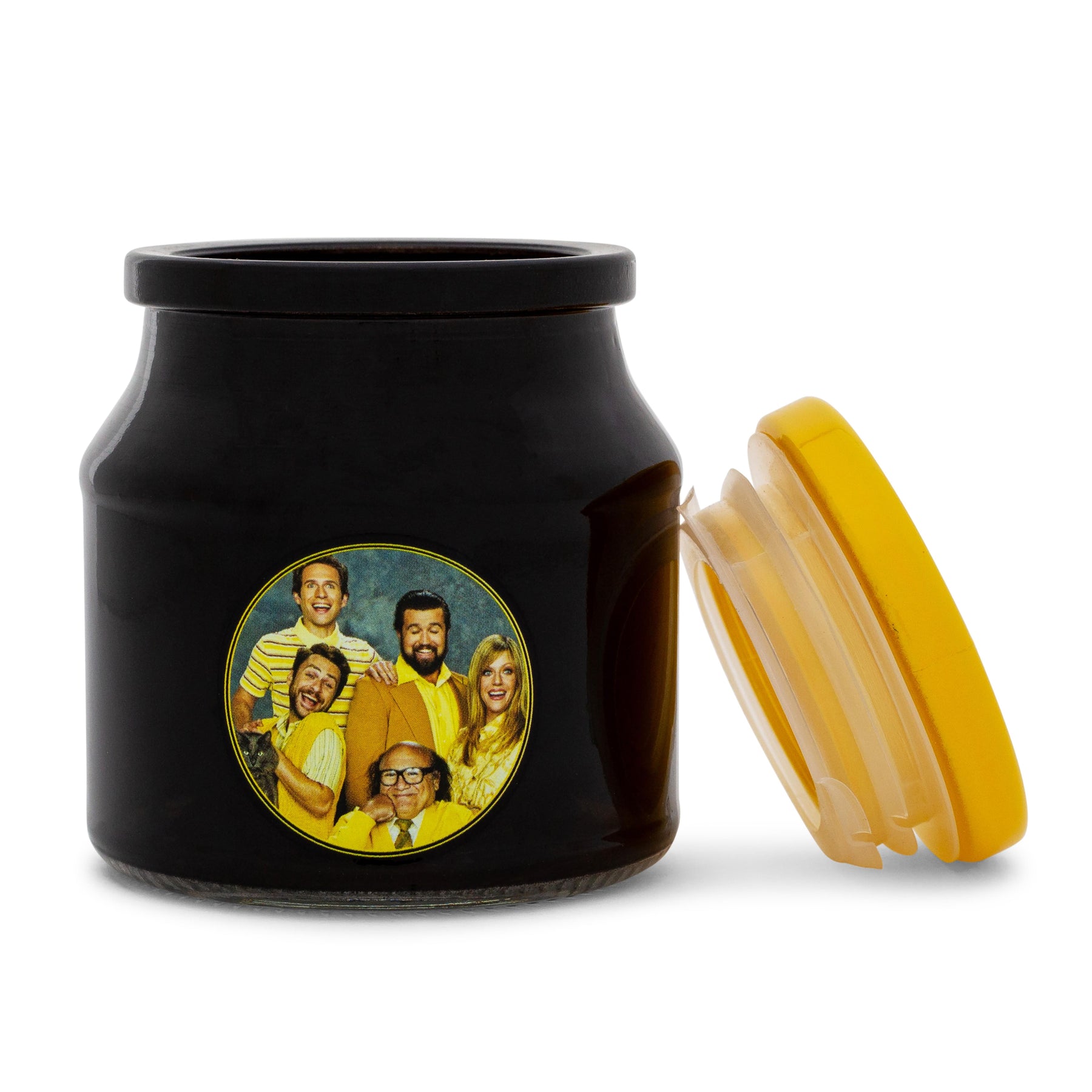 It's Always Sunny In Philadelphia Family Portrait Glass Storage Jar With Lid