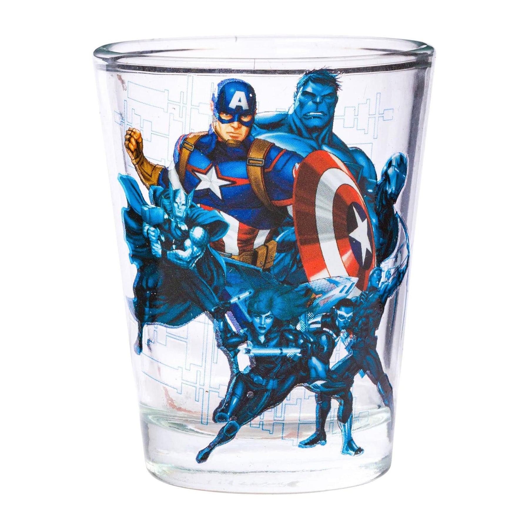 Marvel Avengers 2-Ounce Mini Shot Glasses | Set of 4