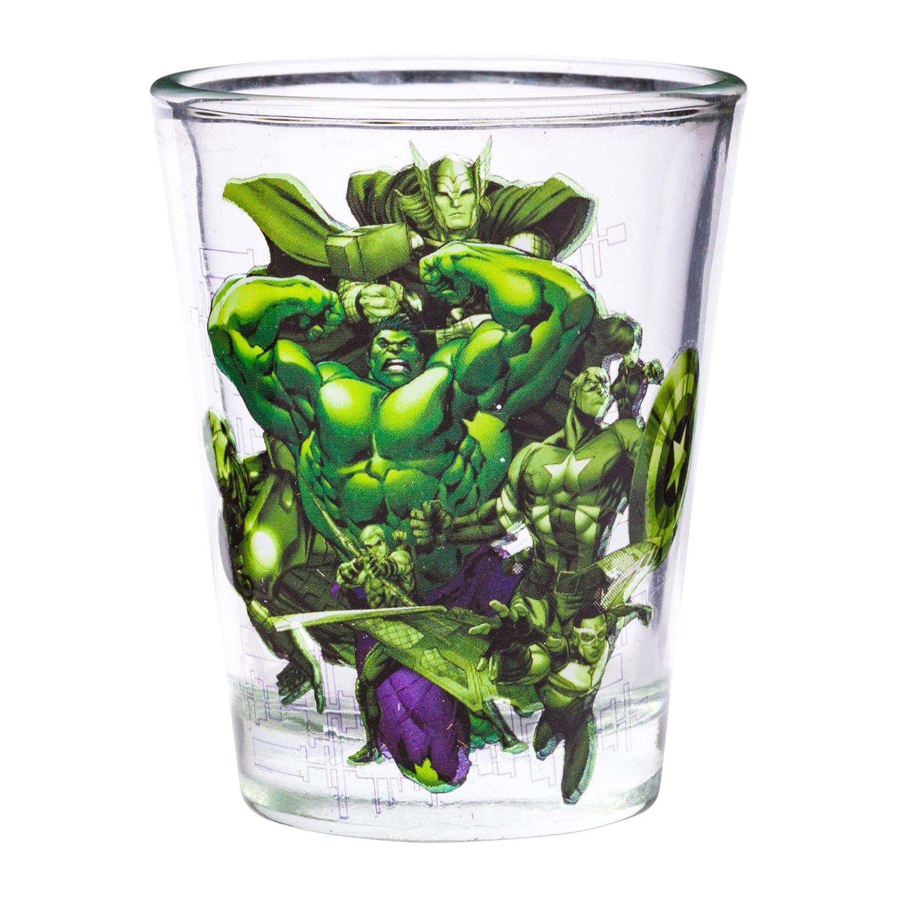 Marvel Avengers 2-Ounce Mini Shot Glasses | Set of 4