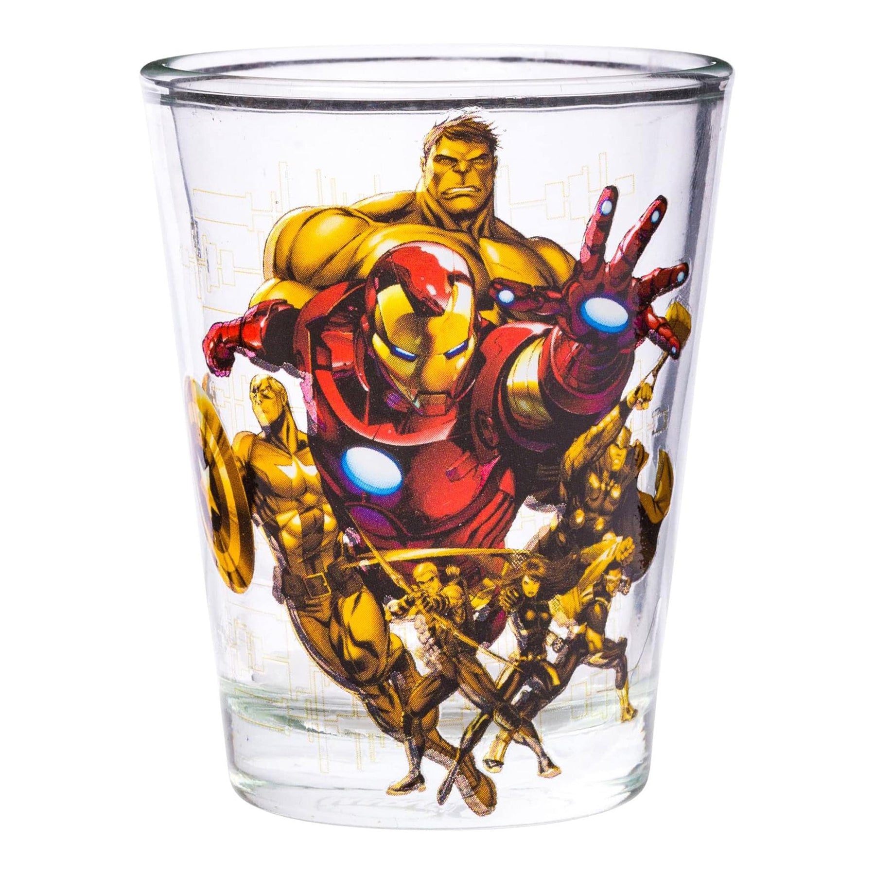 Marvel Avengers 2-Ounce Mini Shot Glasses | Set of 4