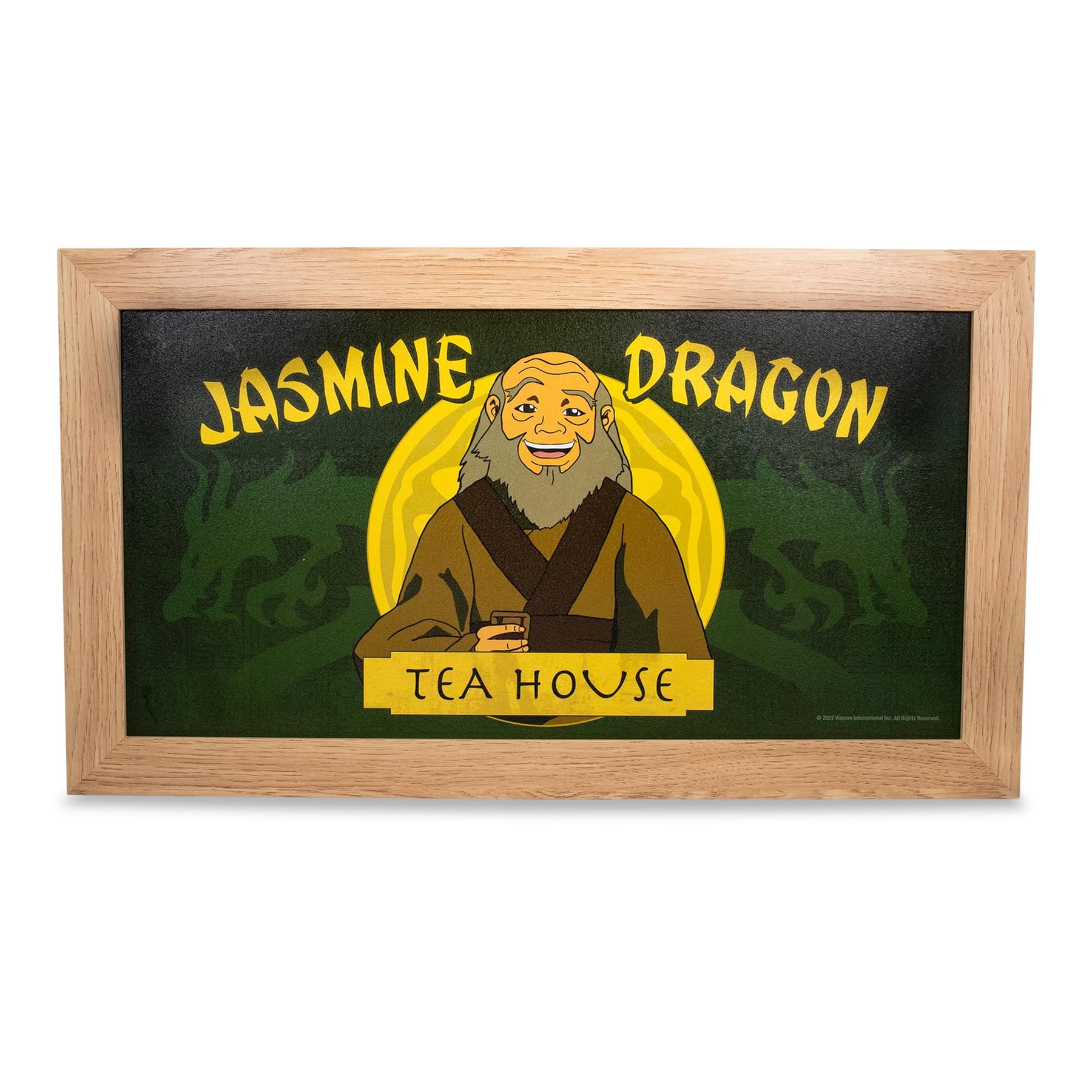 Avatar: The Last Airbender Jasmine Dragon Tea House Hanging Sign Framed Wall Art