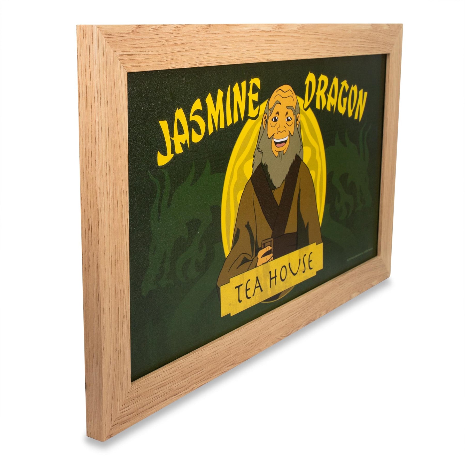 Avatar: The Last Airbender Jasmine Dragon Tea House Hanging Sign Framed Wall Art