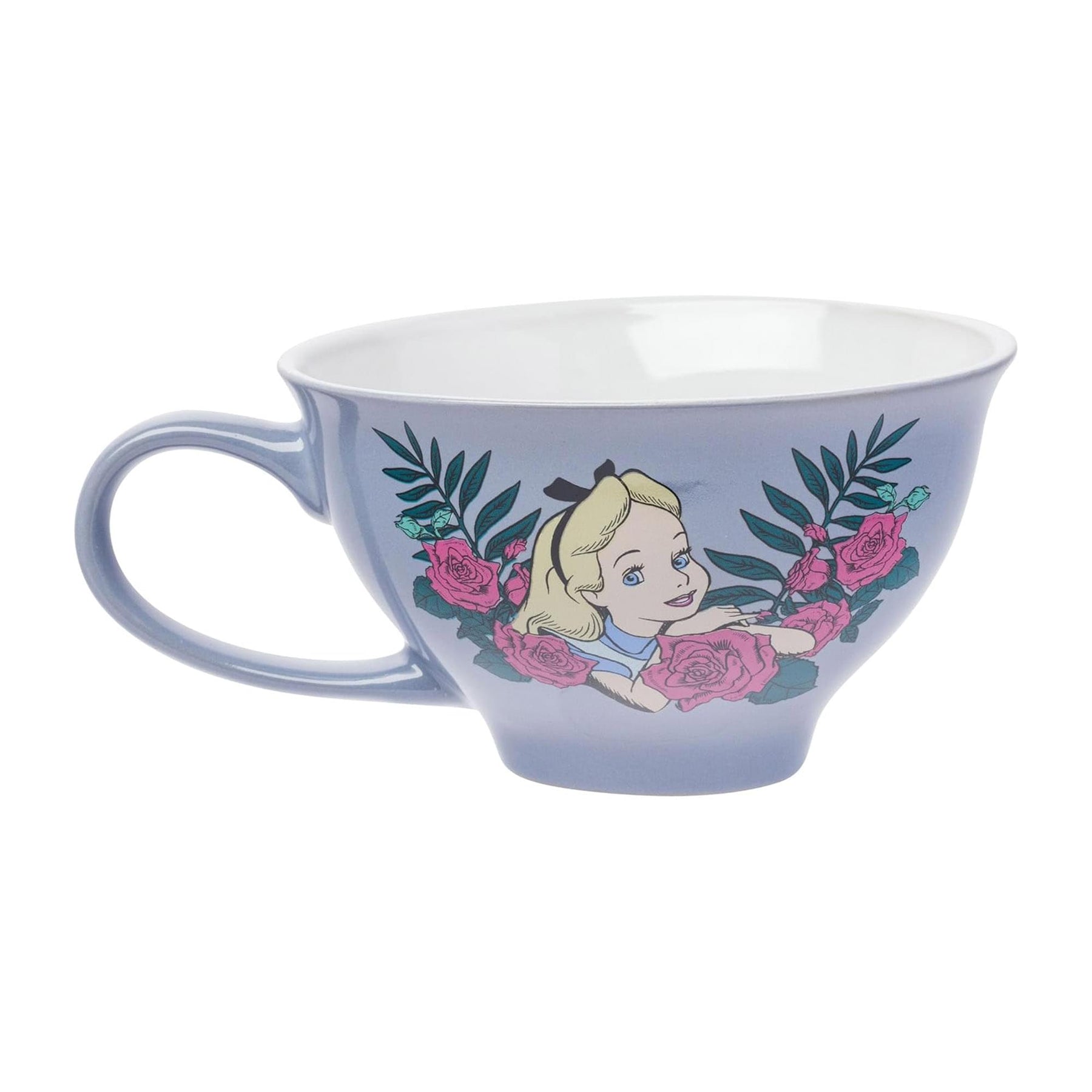 Disney Alice In Wonderland Mad Hatter Teacup and Saucer Set | Holds 12 Ounces