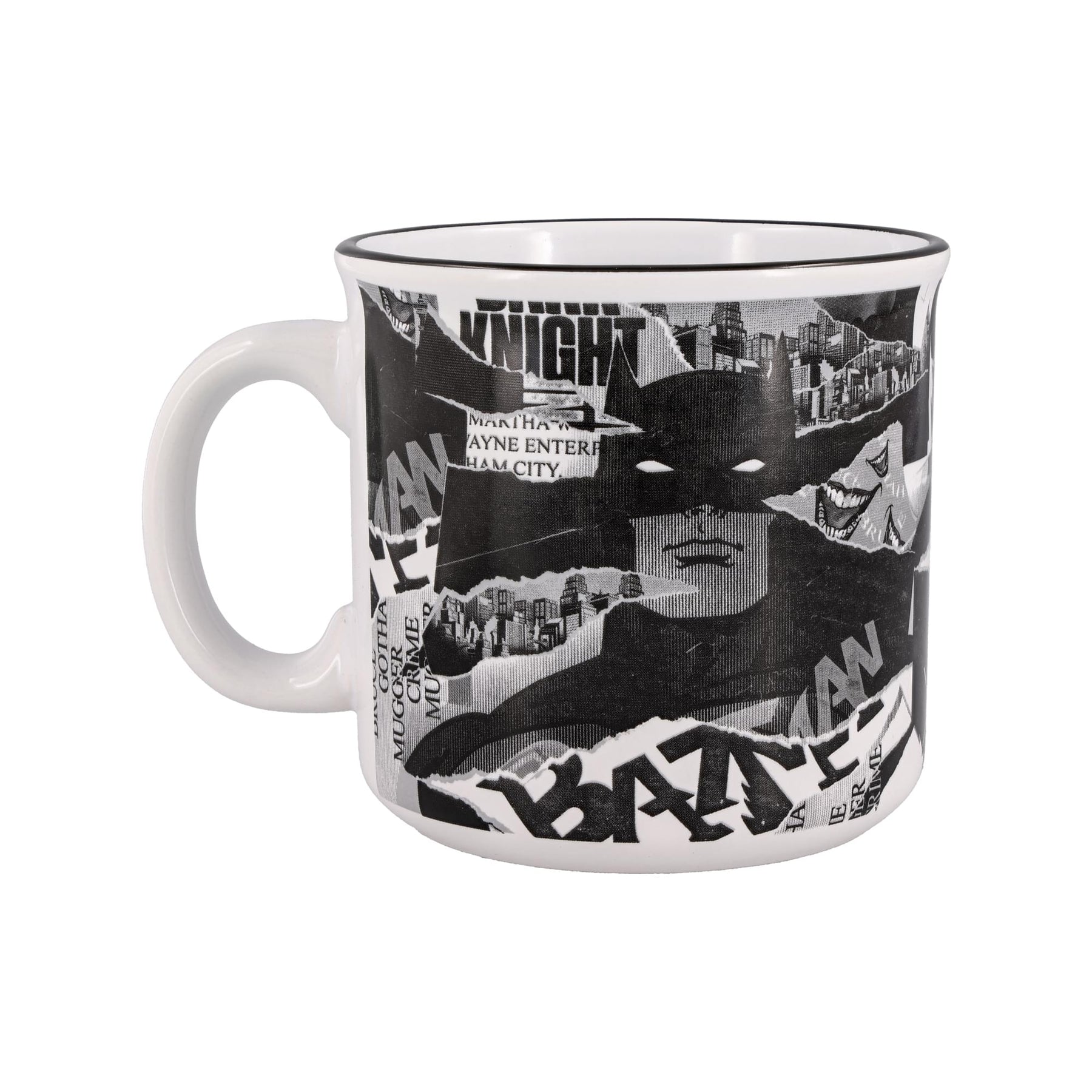 DC Comics Batman Collage Ceramic Camper Mug | Holds 20 Ounces