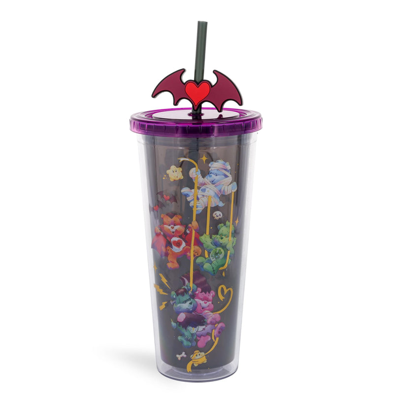 Care Bears x Universal Monsters 24-Ounce Carnival Cup With Lid and Straw Topper