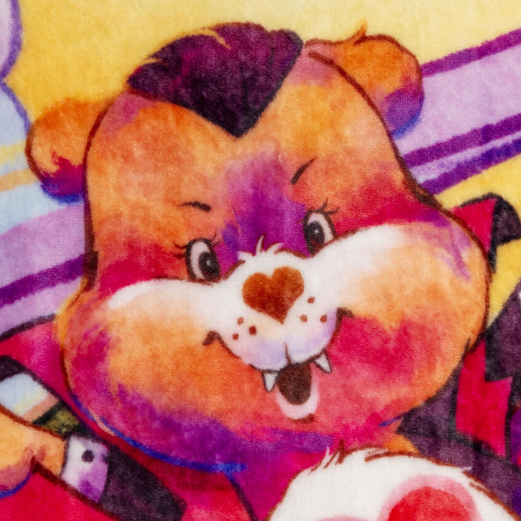 Care Bears x Universal Monsters Raschel Throw Blanket | 45 x 60 Inches