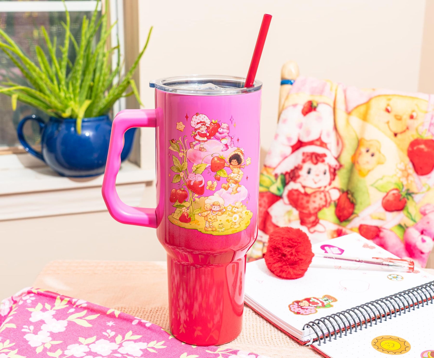 Care Bears x Strawberry Shortcake 40-Ounce Stainless Steel Tumbler