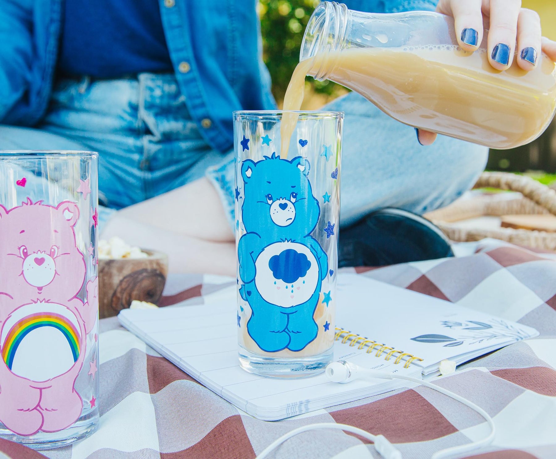 Care Bears 4-Piece Tumbler Glass Set | Each Holds 10 Ounces