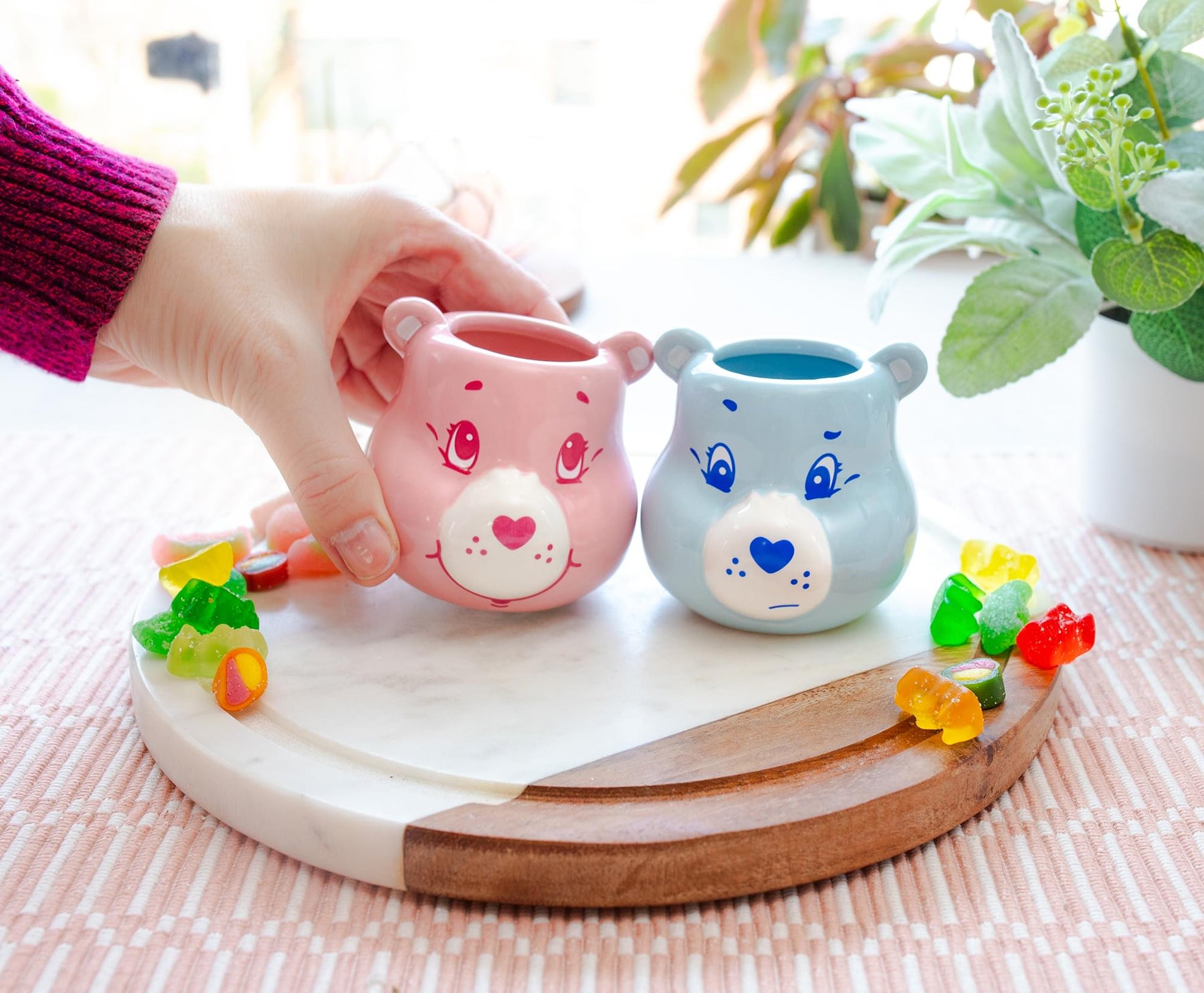 Care Bears Cheer Bear Sculpted Ceramic Mini Mug | Holds 3 Ounces