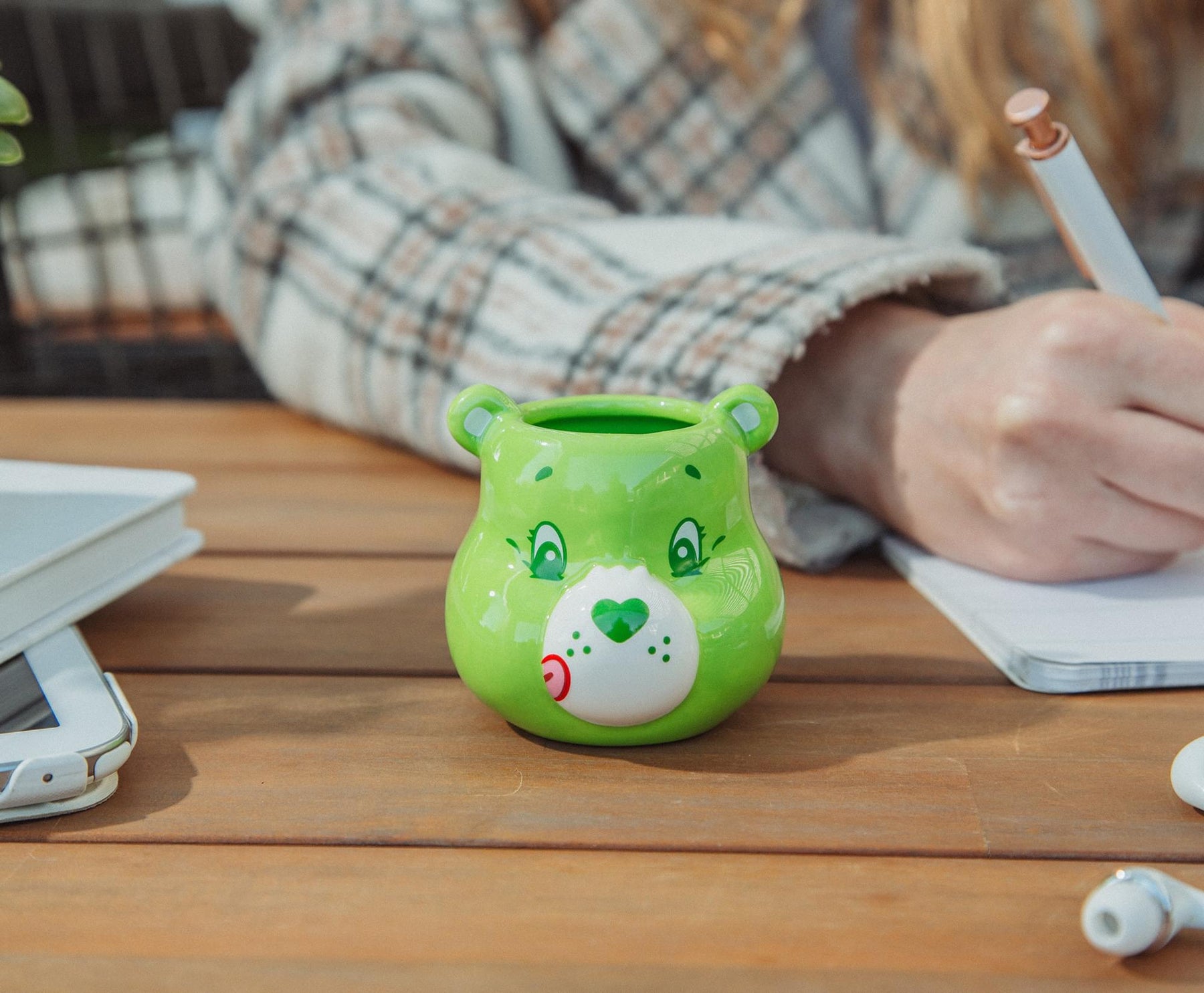 Care Bears Good Luck Bear Sculpted Ceramic Mini Mug | Holds 3 Ounces
