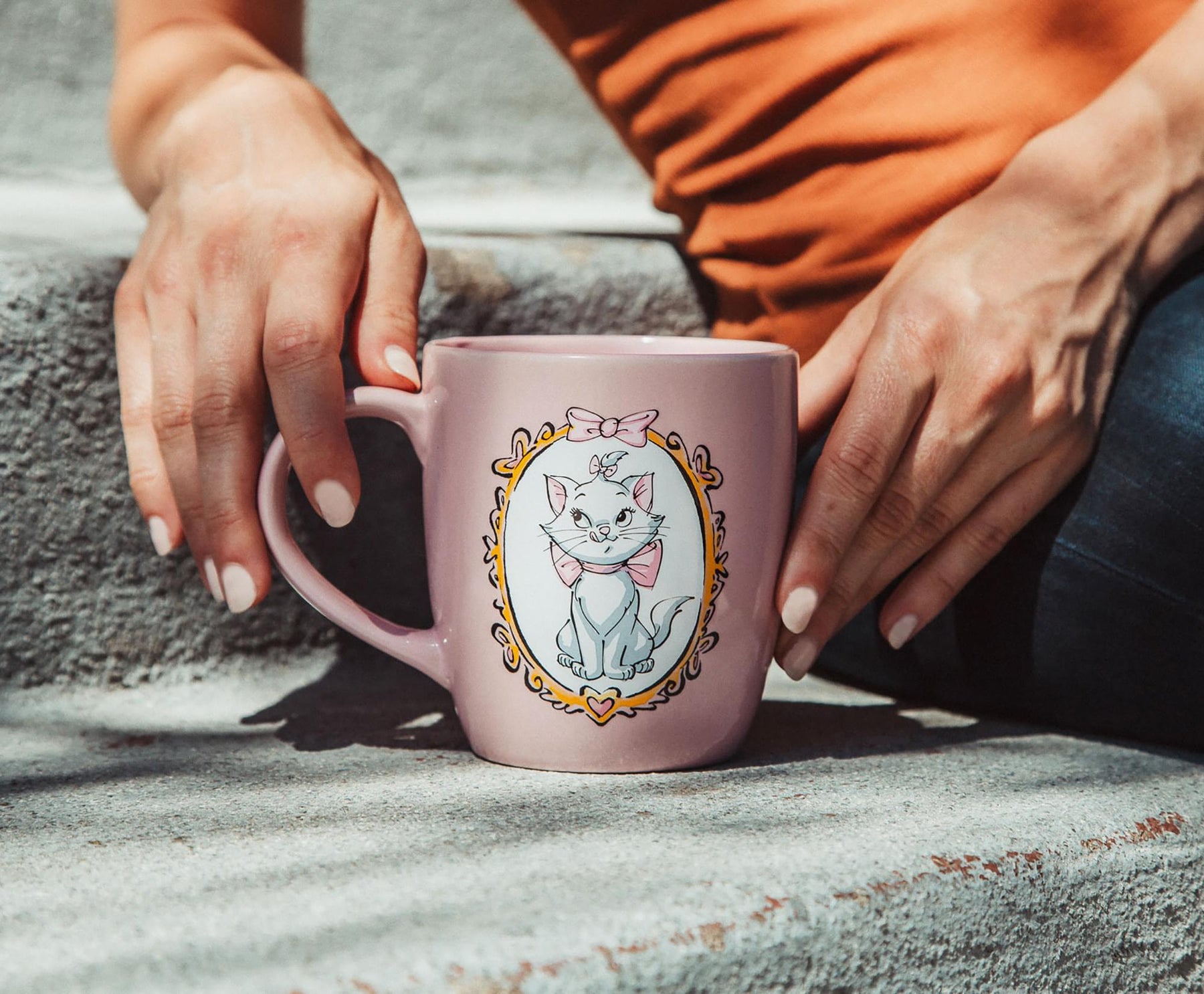 Disney The Aristocats Marie Purrfect Frame Ceramic Mug | Holds 18 Ounces