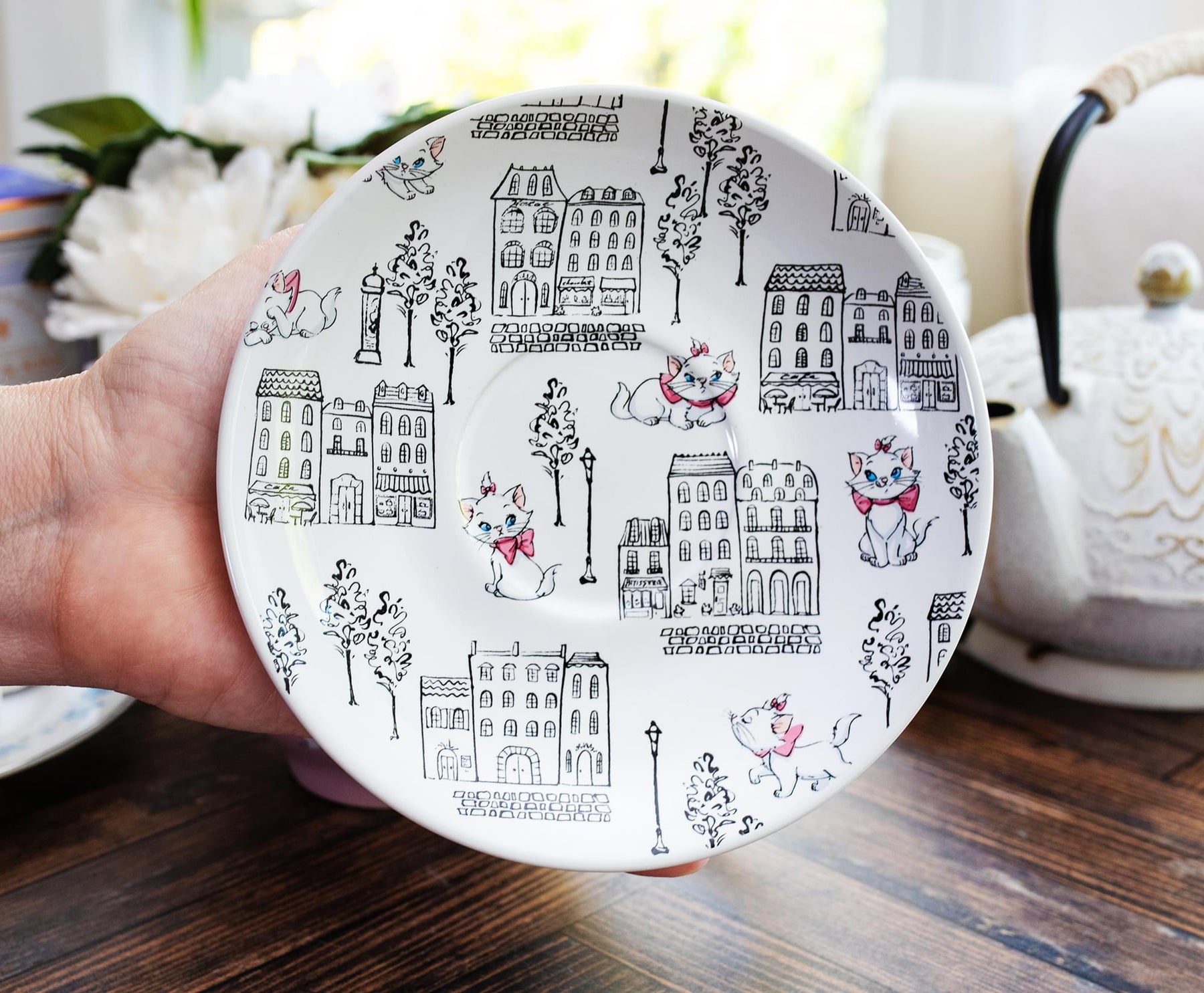 Disney The Aristocats Marie Ceramic Teacup and Saucer Set