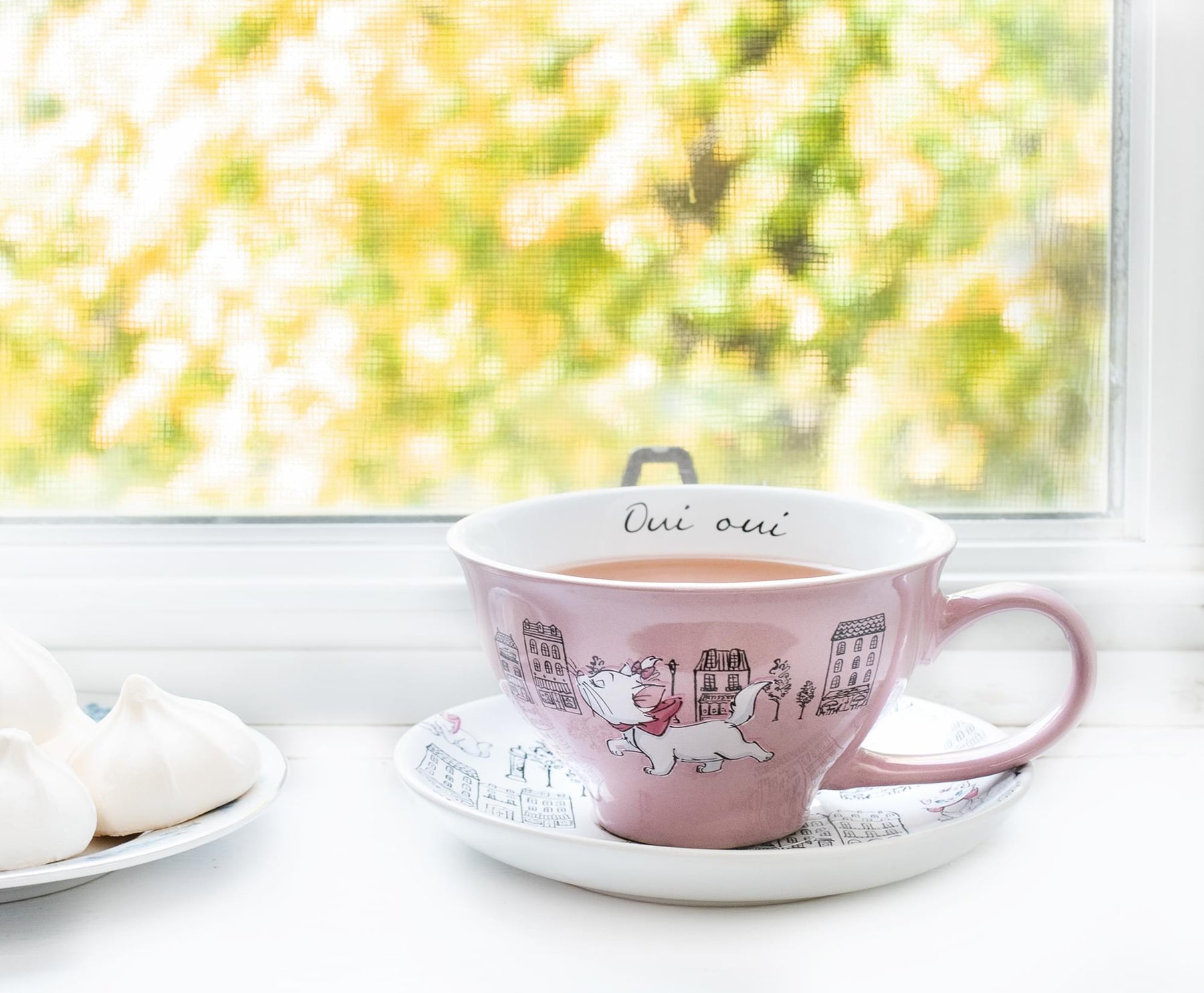 Disney The Aristocats Marie Ceramic Teacup and Saucer Set