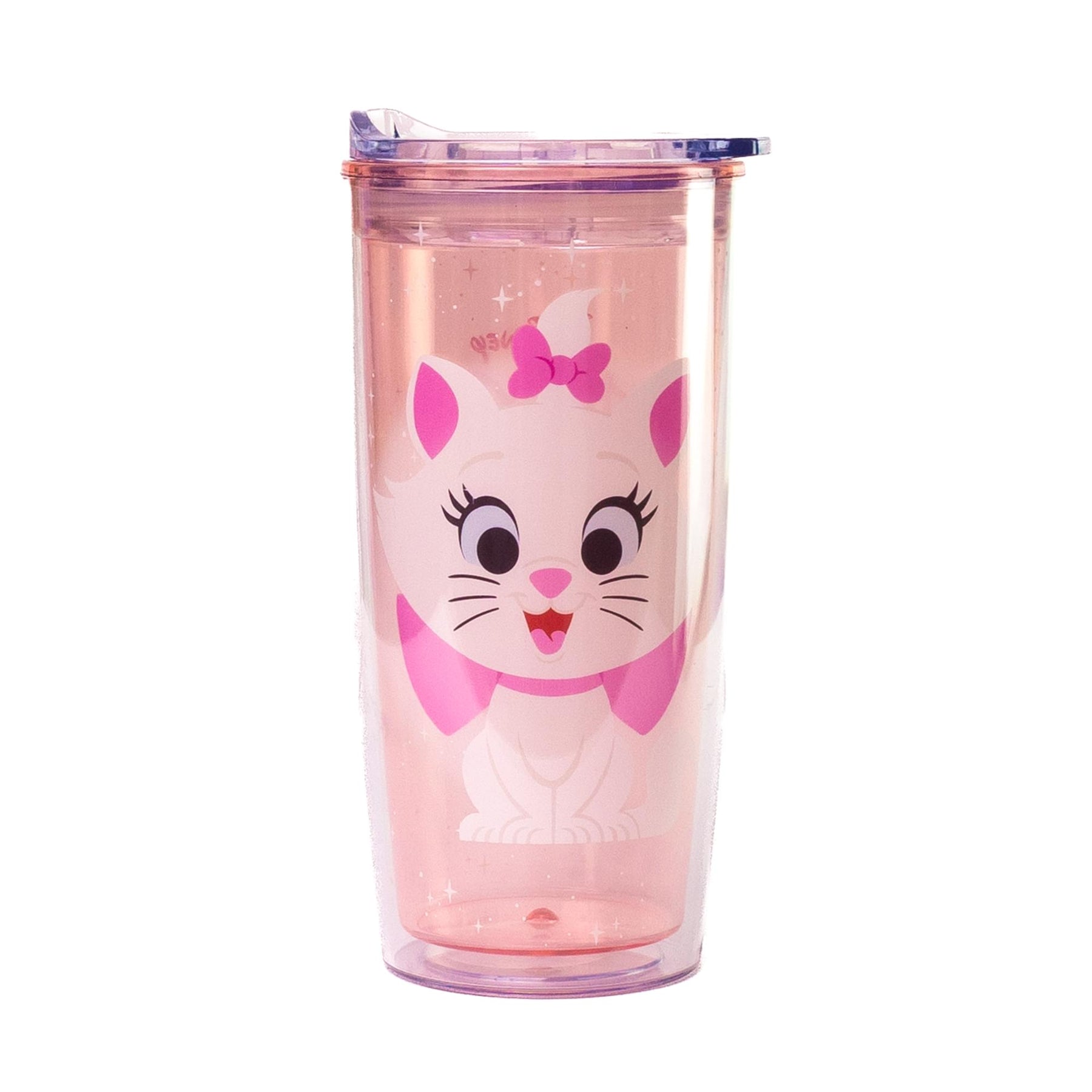 Disney 100 The Aristocats Marie Plastic Travel Tumbler | Holds 20 Ounces