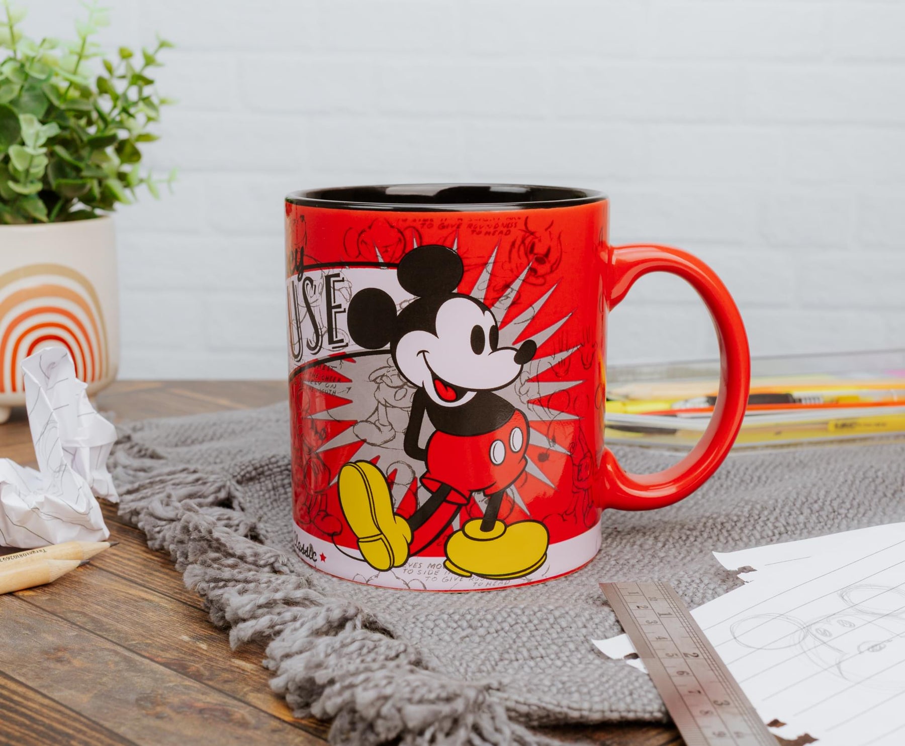 Disney 1928 Vintage Mickey Mouse Ceramic Mug | Holds 20 Ounces