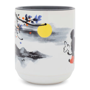Disney Mickey and Minnie Mouse Sunset Asian Ceramic Tea Cup | Holds 9 Ounces