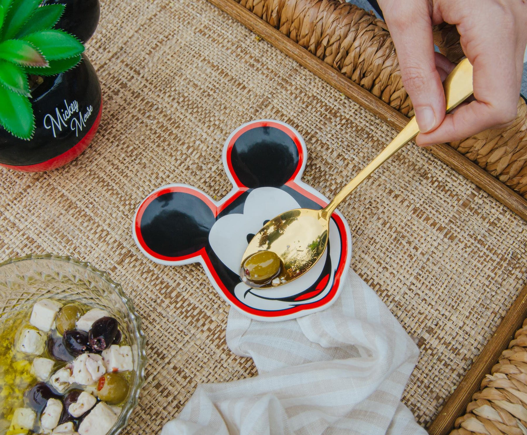 Disney Mickey Mouse Sculpted Ceramic Spoon Rest