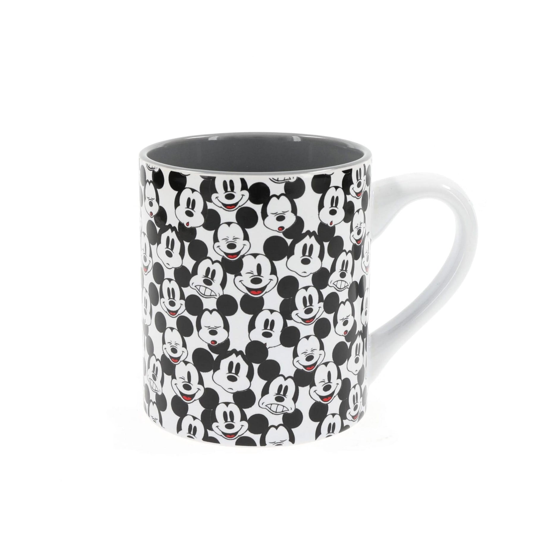 Disney Mickey Mouse Allover Faces Ceramic Mug | Holds 14 Ounces