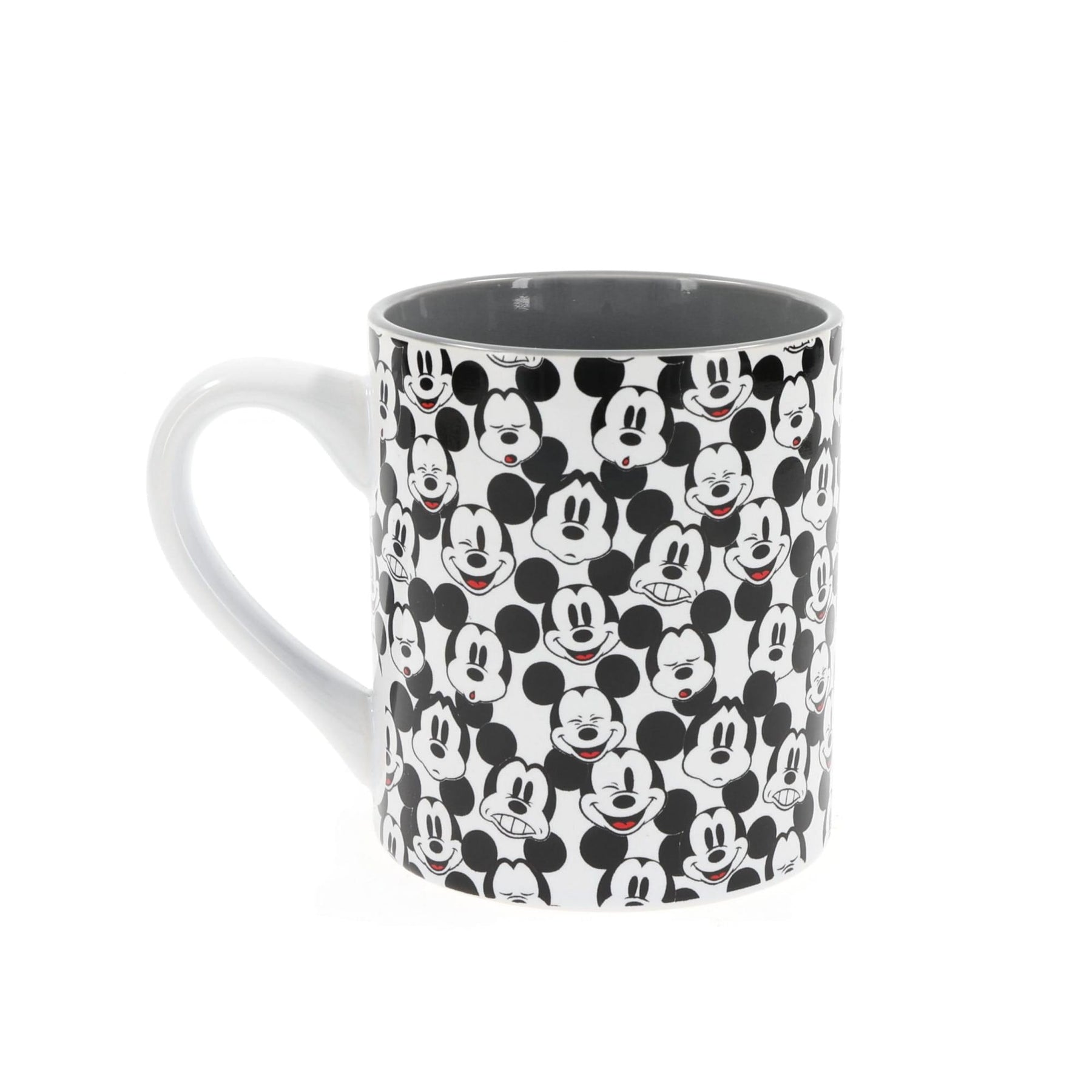 Disney Mickey Mouse Allover Faces Ceramic Mug | Holds 14 Ounces