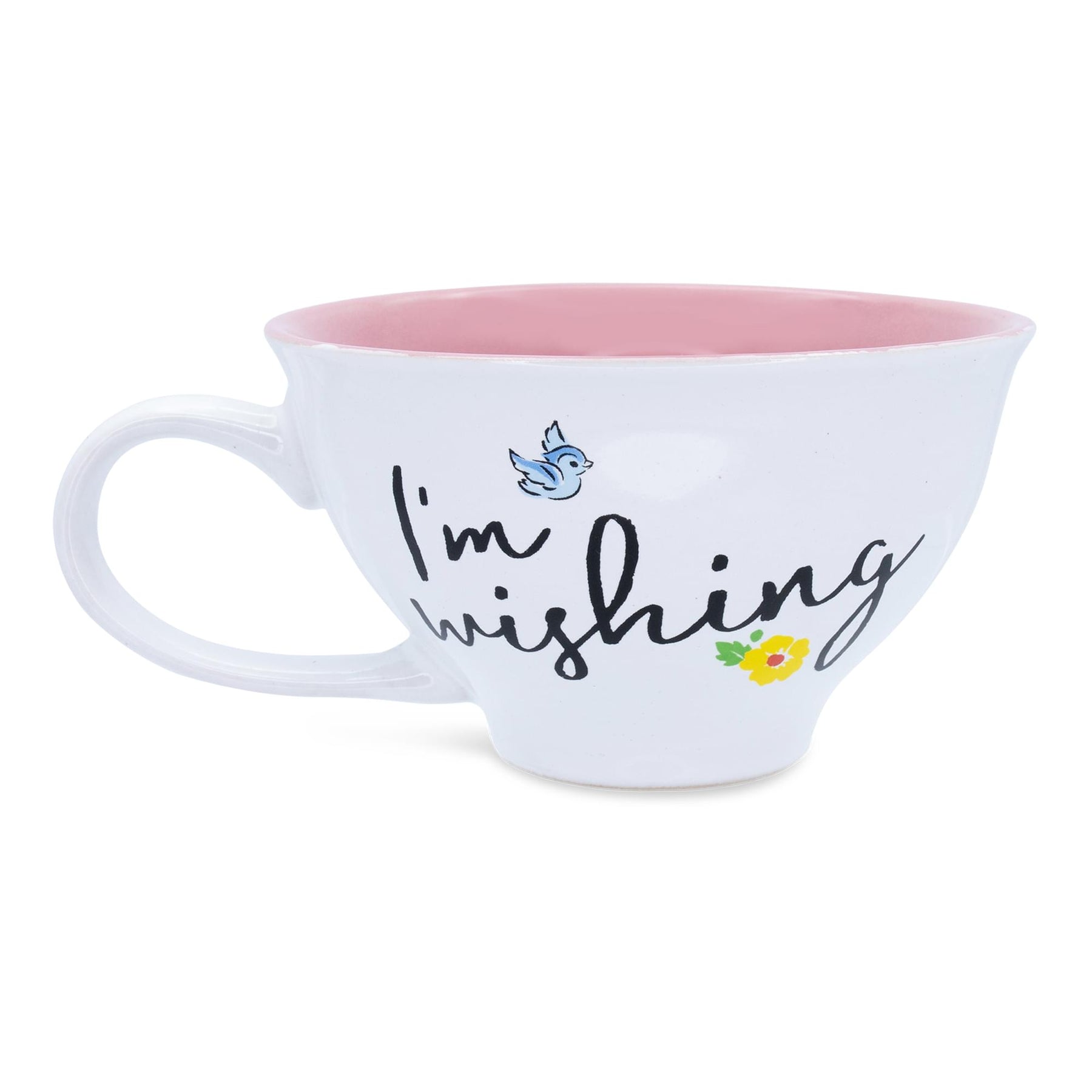 Disney Snow White and the Seven Dwarfs "I'm Wishing" Ceramic Teacup and Saucer