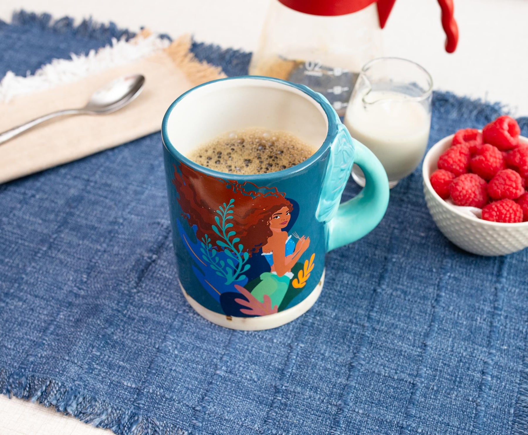 Disney The Little Mermaid "Part Of Your World" Ceramic Mug With Sculpted Handle