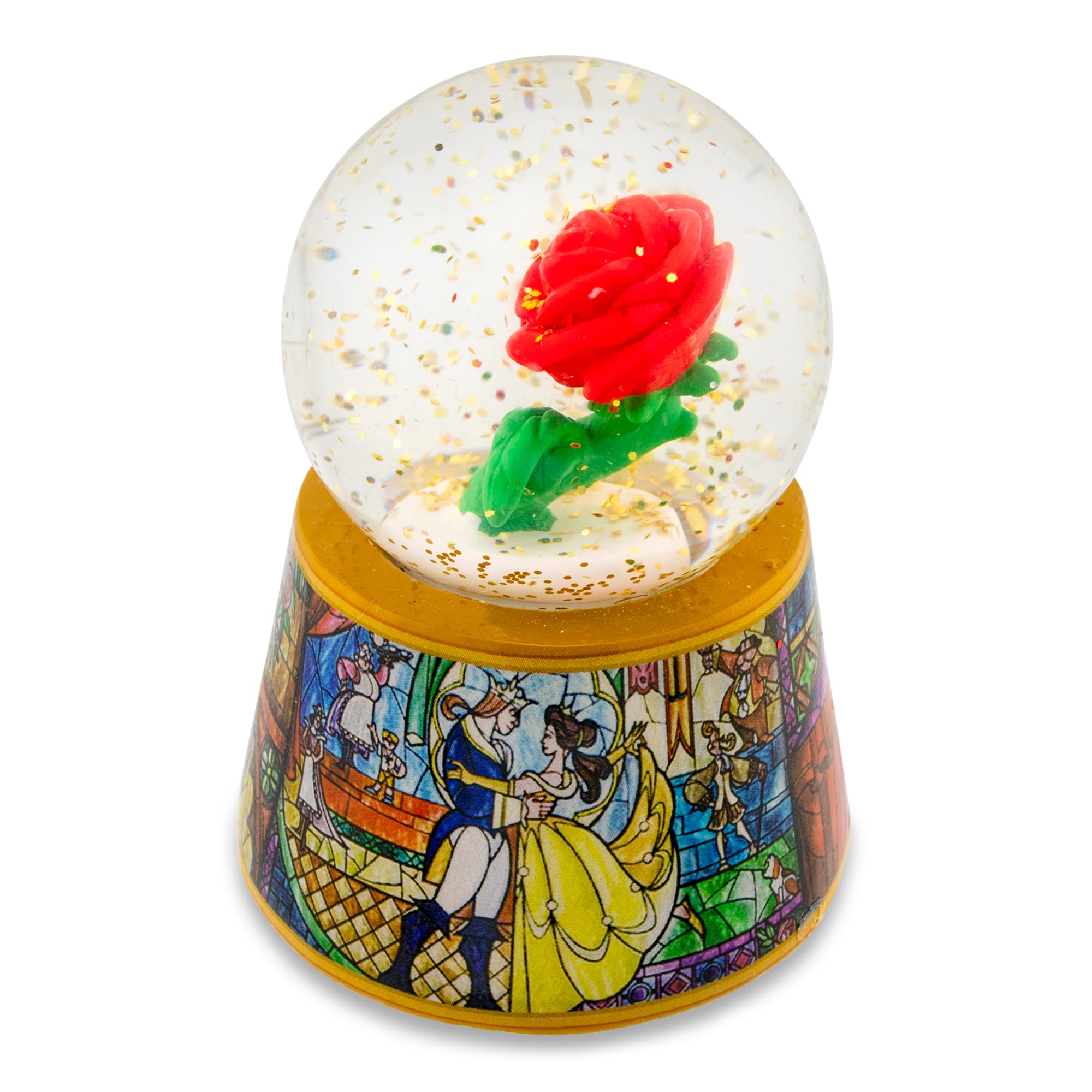 Beauty & Beast 2.5 Inch Boxed Light Up Mini Snow Globe | Free Shipping