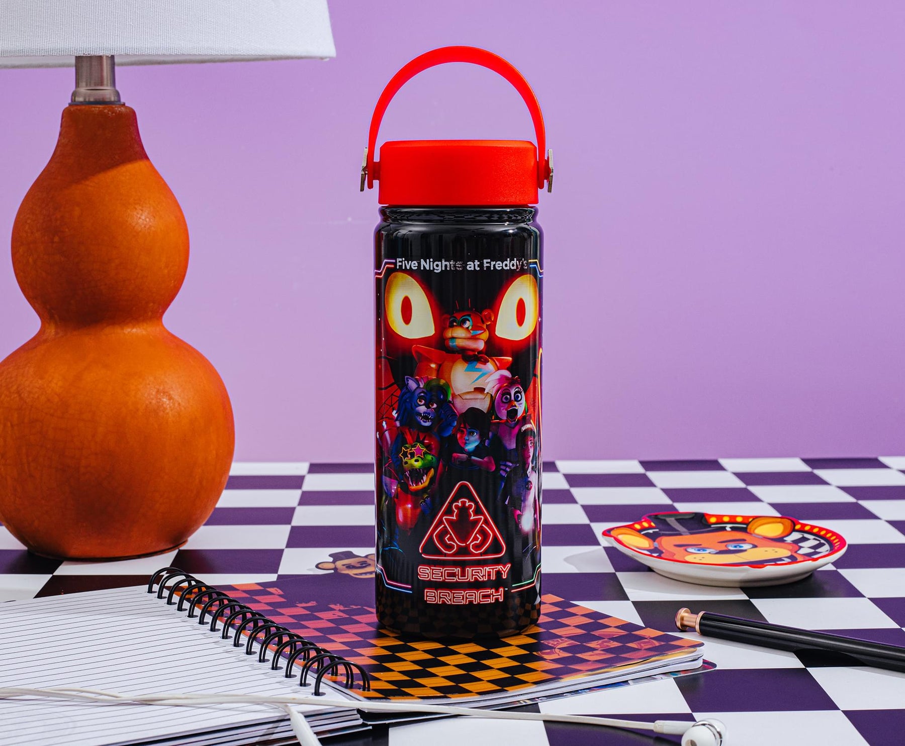 Five Nights At Freddy's: Security Breach 20-Ounce Stainless Steel Water Bottle