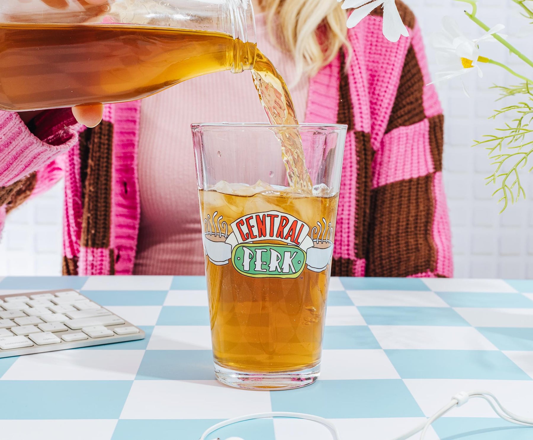 Friends Central Perk Logo Pint Glass | Holds 16 Ounces
