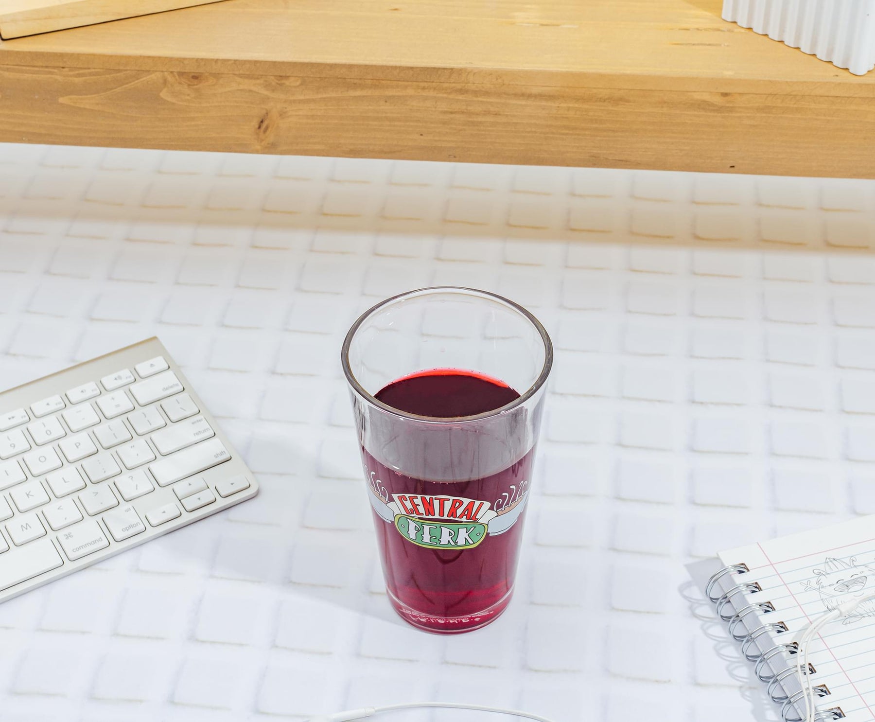 Friends Central Perk Logo Pint Glass | Holds 16 Ounces