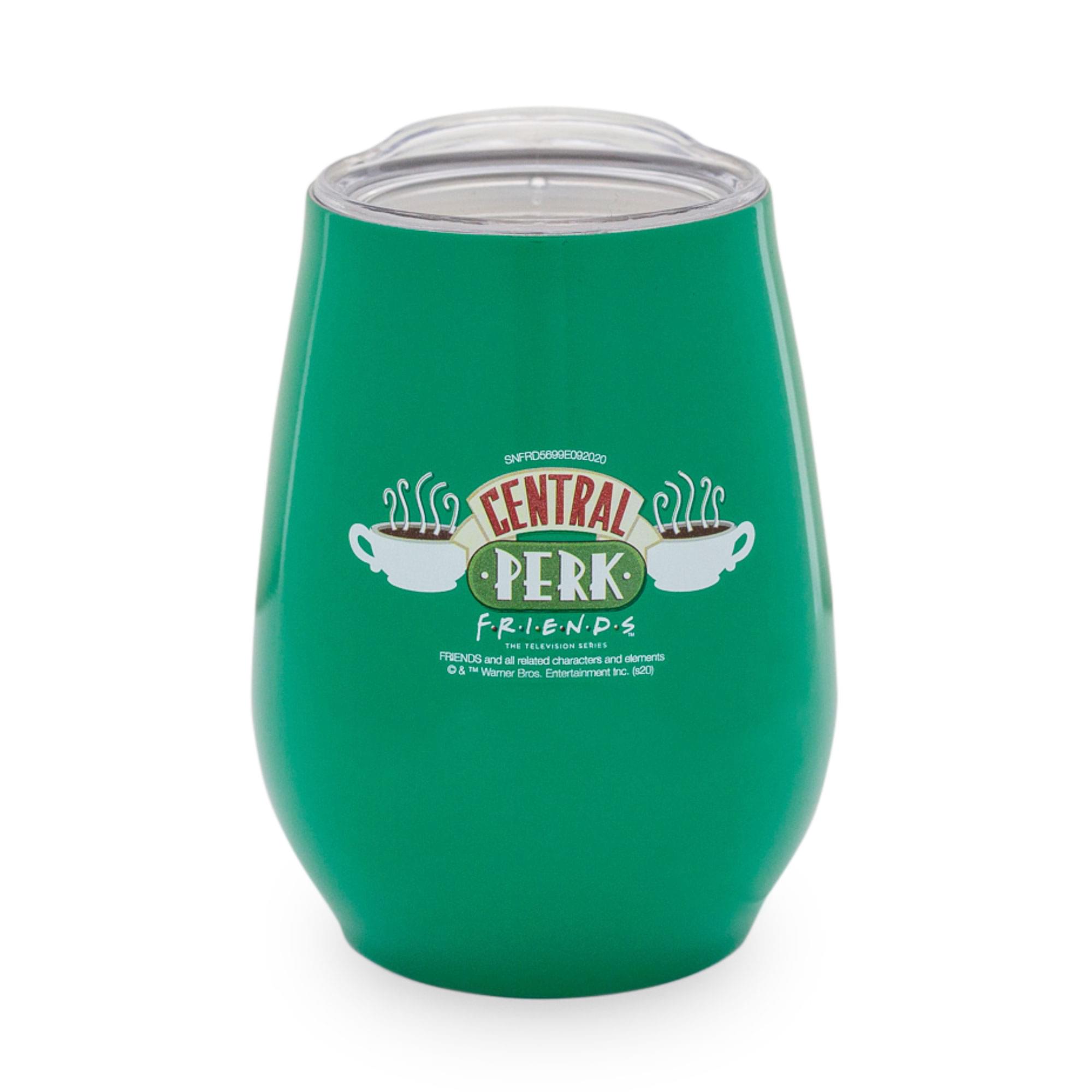 Friends Central Perk Double-Walled Stainless Steel Wine Tumbler 10 Ounces