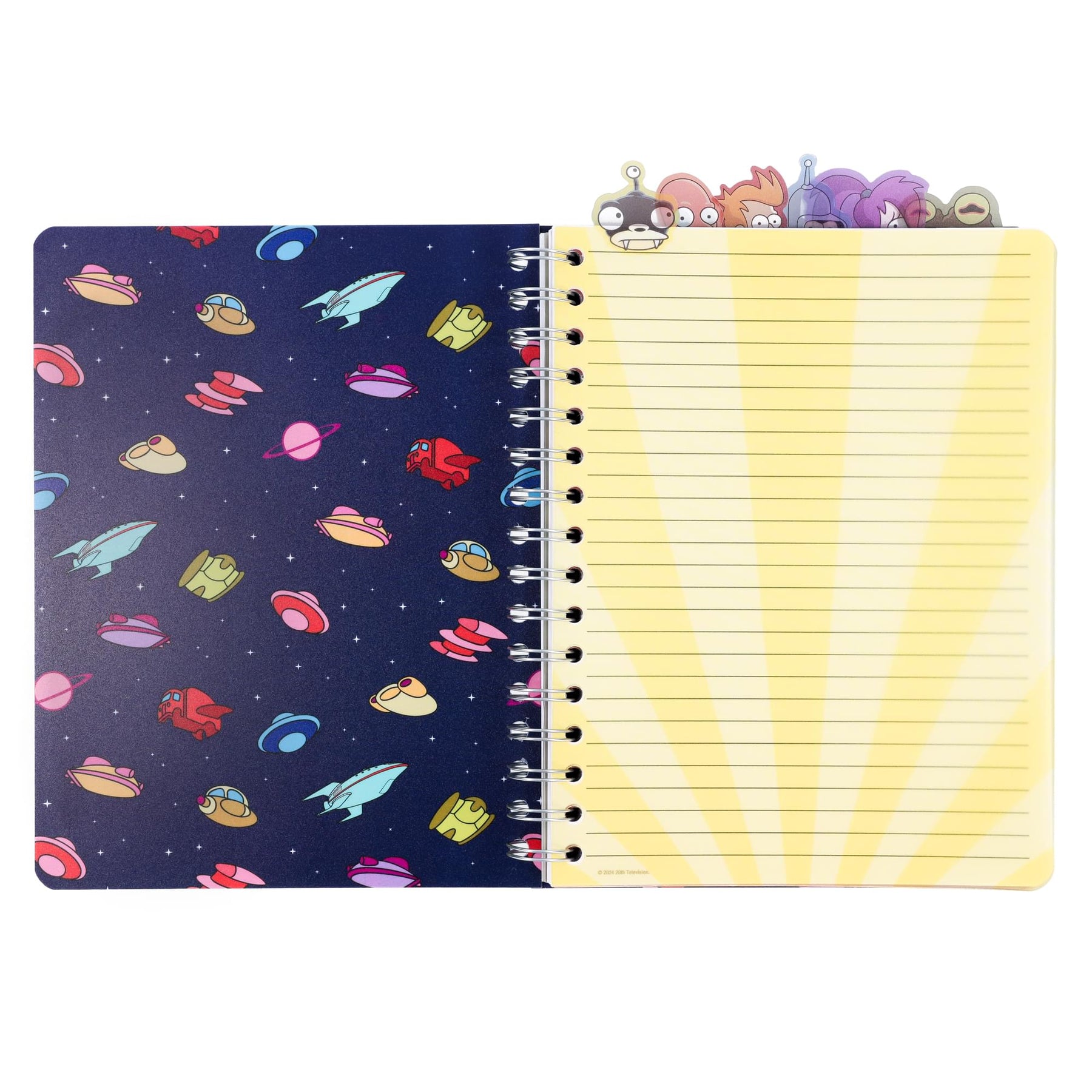 Futurama 6-Tab Spiral Notebook | 5 x 8 Inches