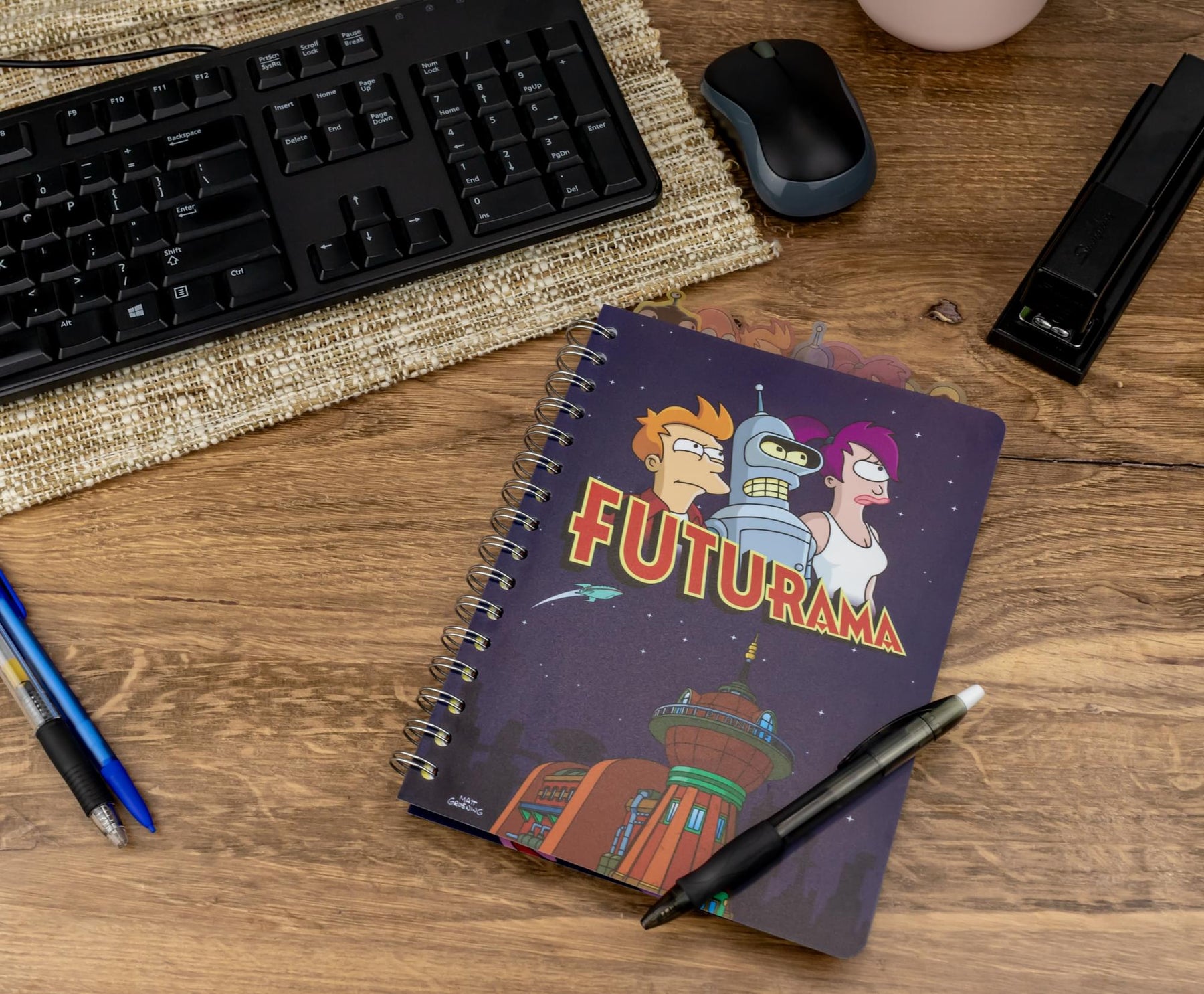 Futurama 6-Tab Spiral Notebook | 5 x 8 Inches