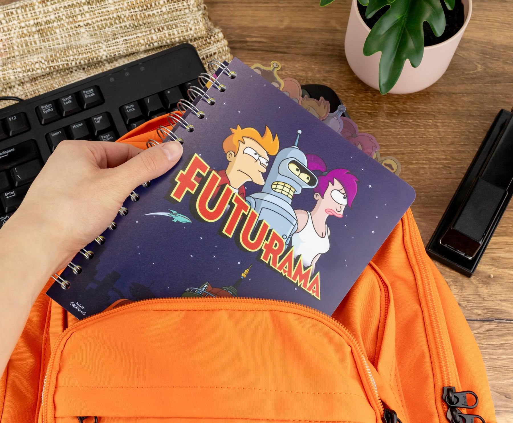 Futurama 6-Tab Spiral Notebook | 5 x 8 Inches