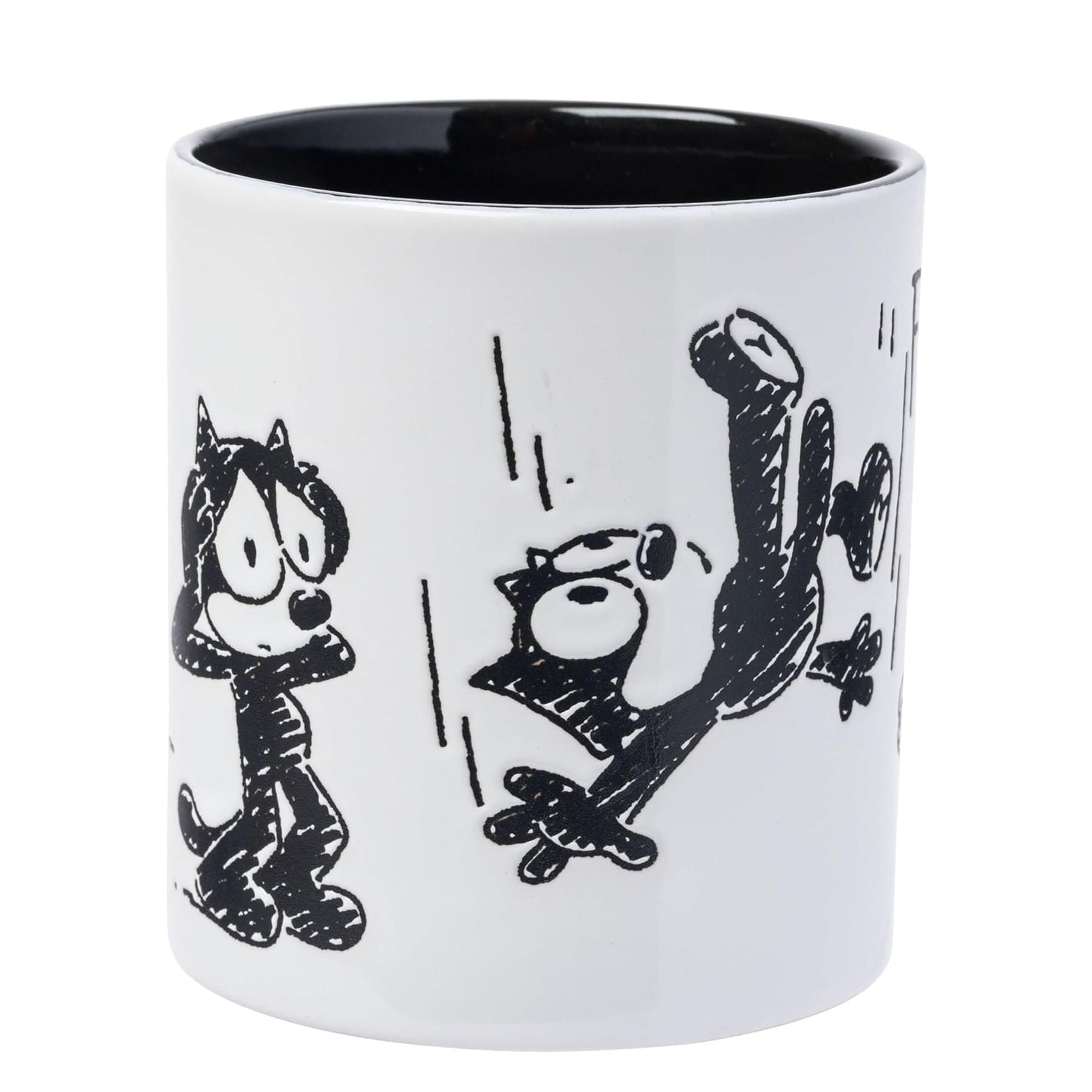 Felix the Cat Hand Drawn 20oz Wax-Resist Ceramic Mug