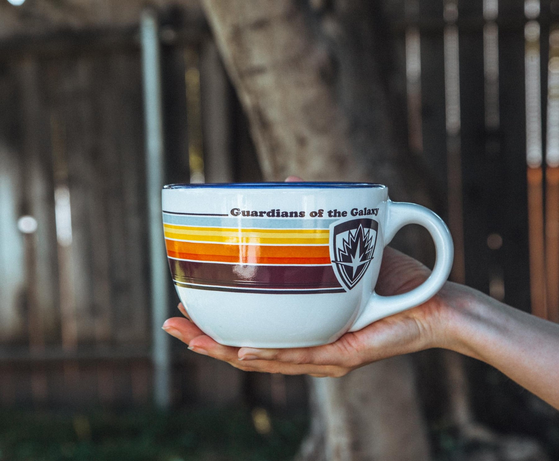 Marvel Studios Guardians of the Galaxy Silhouette 24-Ounce Ceramic Soup Mug