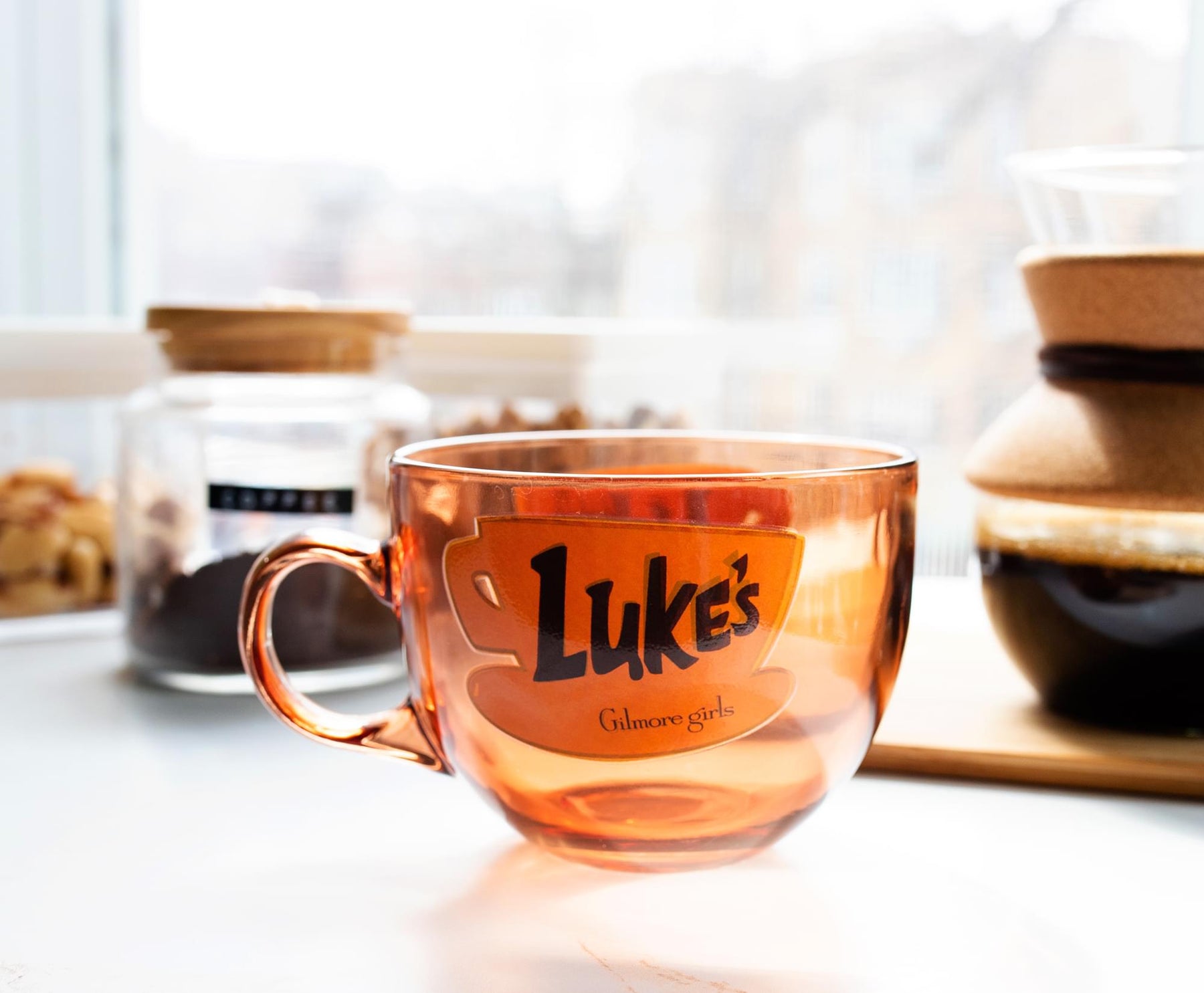 Gilmore Girls Luke's Diner Glass Mug | Holds 16 Ounces