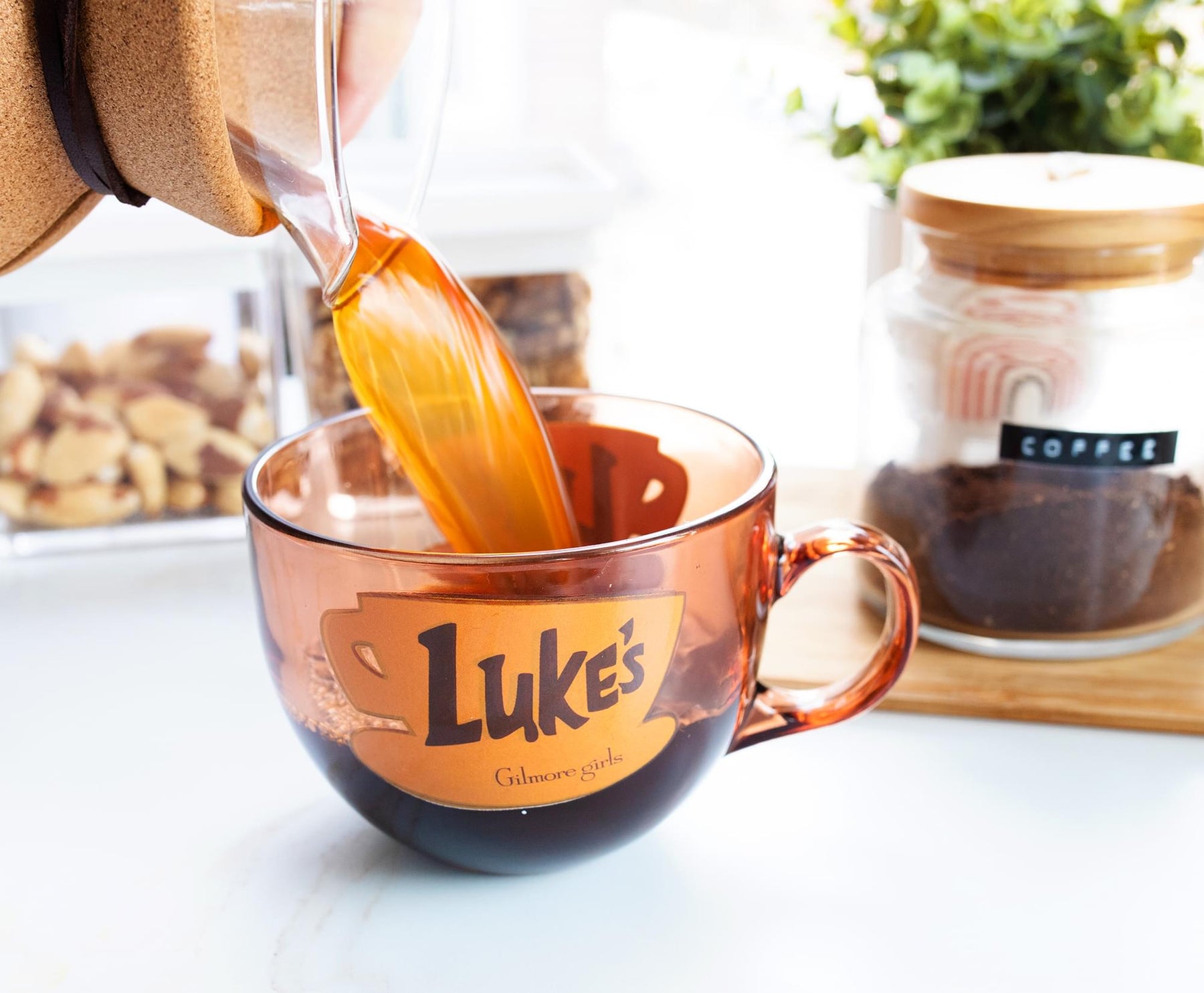 Gilmore Girls Luke's Diner Glass Mug | Holds 16 Ounces