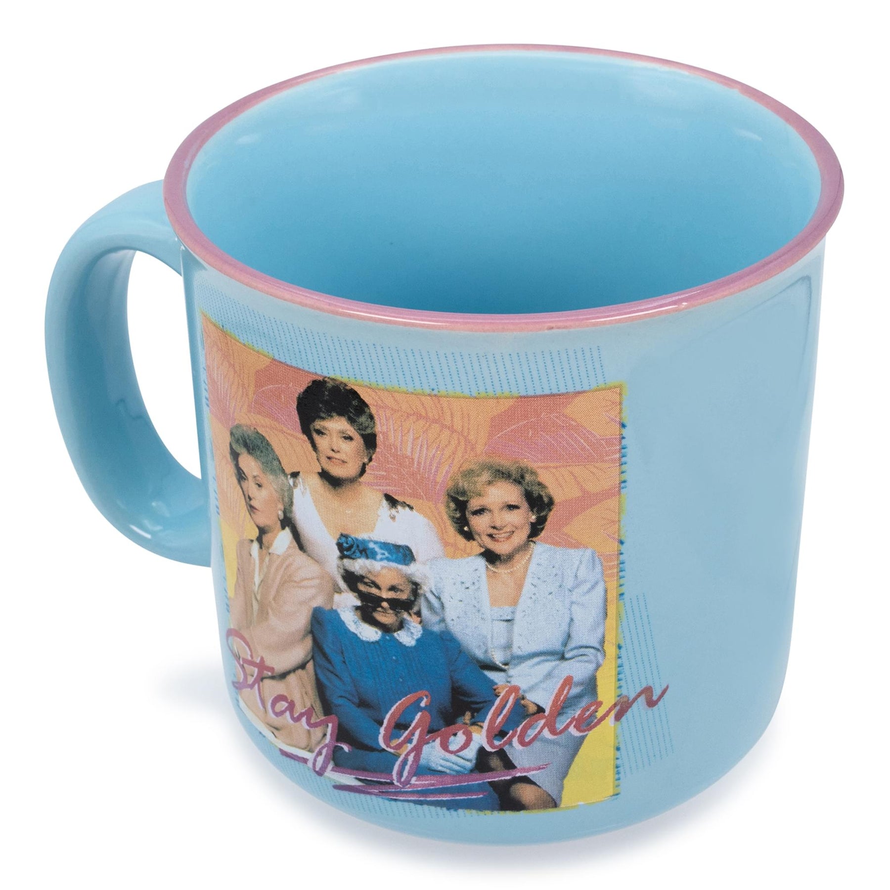 The Golden Girls "Stay Golden" Ceramic Camper Mug | Holds 20 Ounces