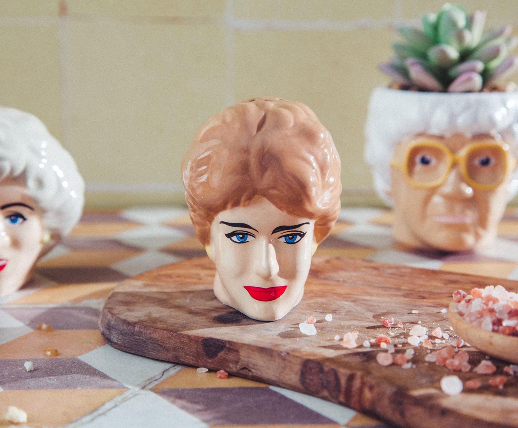 The Golden Girls Rose and Blanche Ceramic Salt and Pepper Shakers | Set of 2