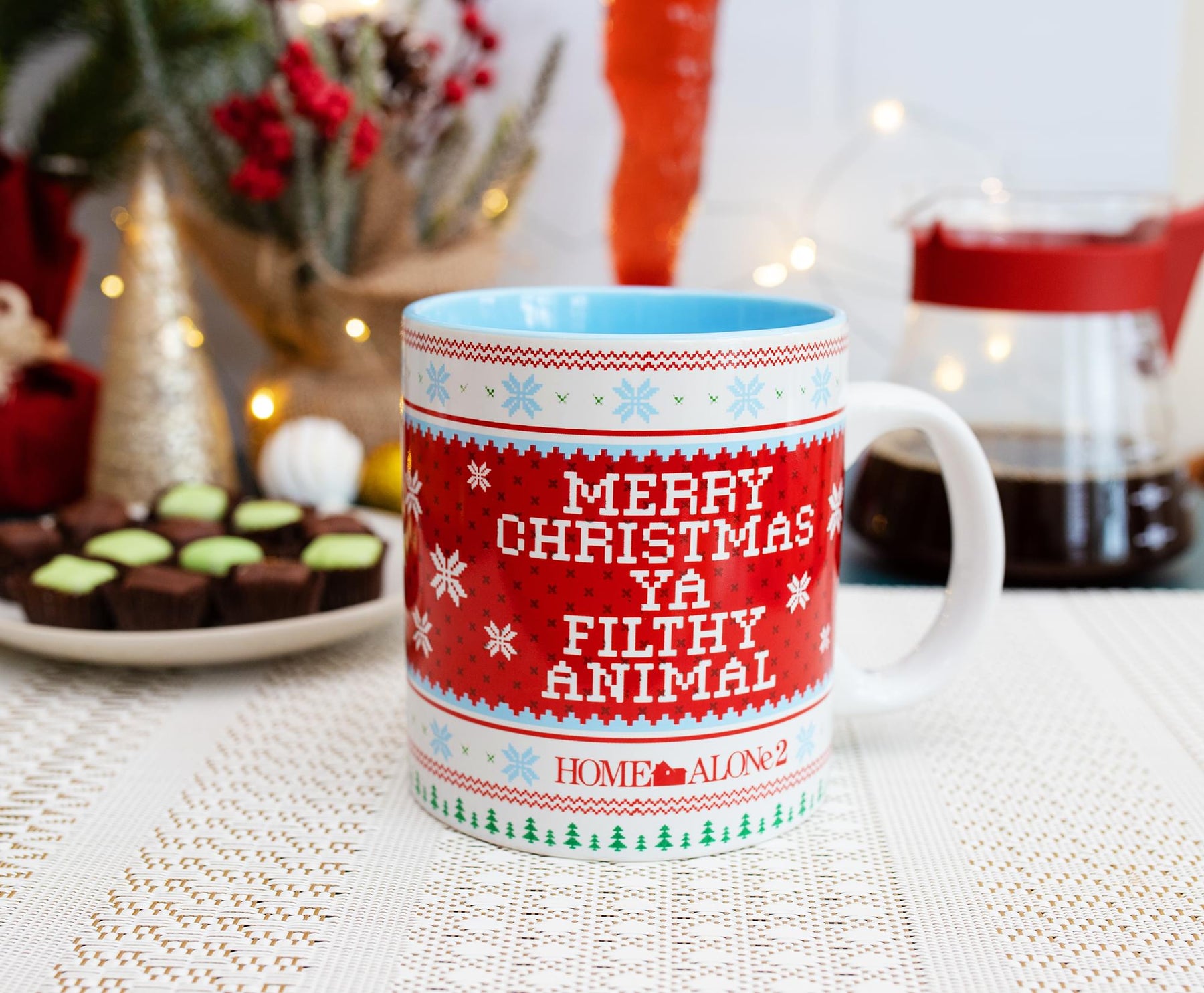 Home Alone 2 Filthy Animal Sweater Ceramic Mug | Holds 20 Ounces