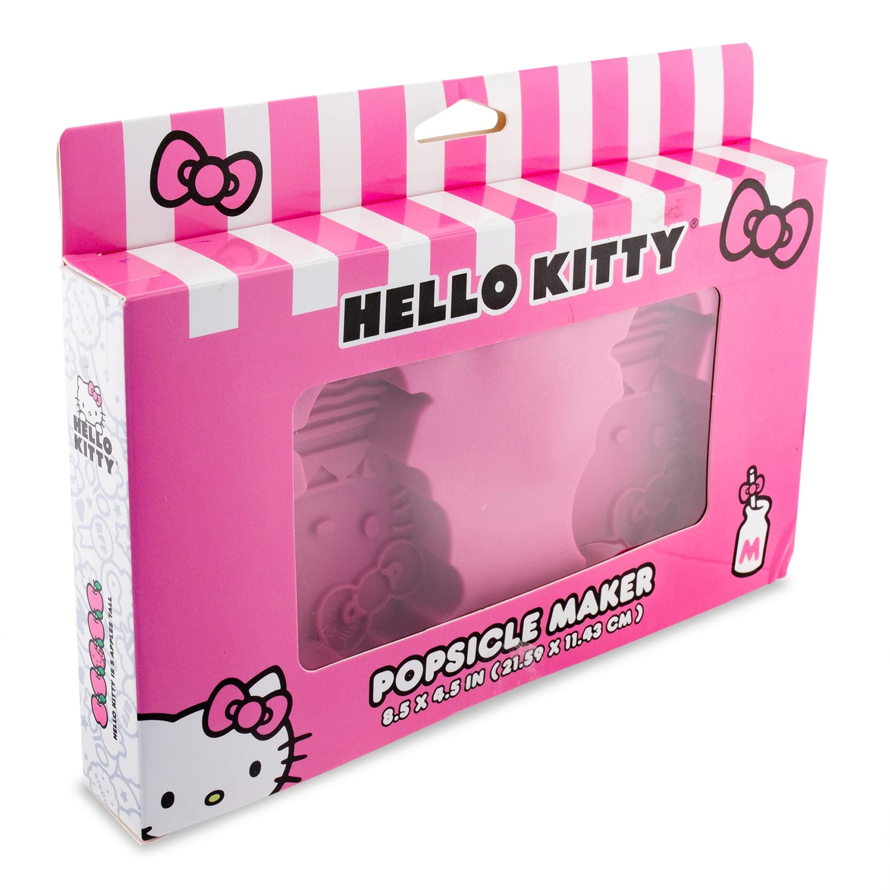 Sanrio Hello Kitty Silicone Popsicle Mold Shapes With Plastic Sticks