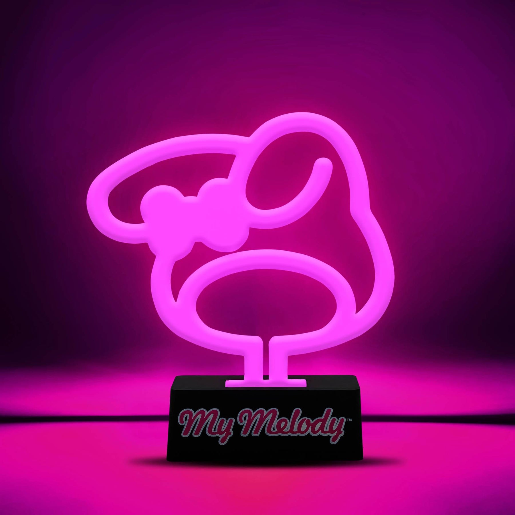 Sanrio My Melody Silhouette 6-Inch LED Neon Mood Light