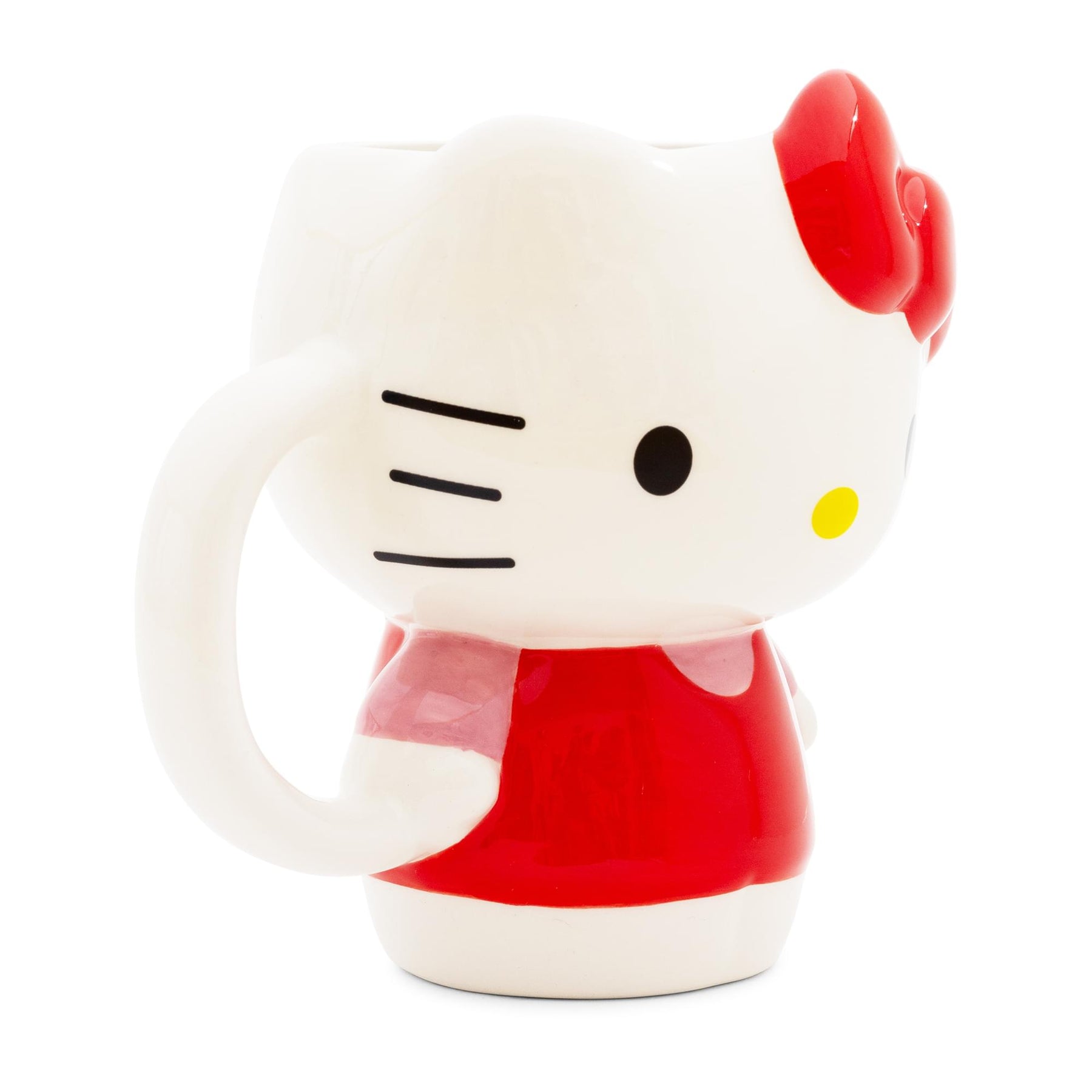 Sanrio Hello Kitty Red Dress Sculpted Ceramic Mug | Holds 20 Ounces