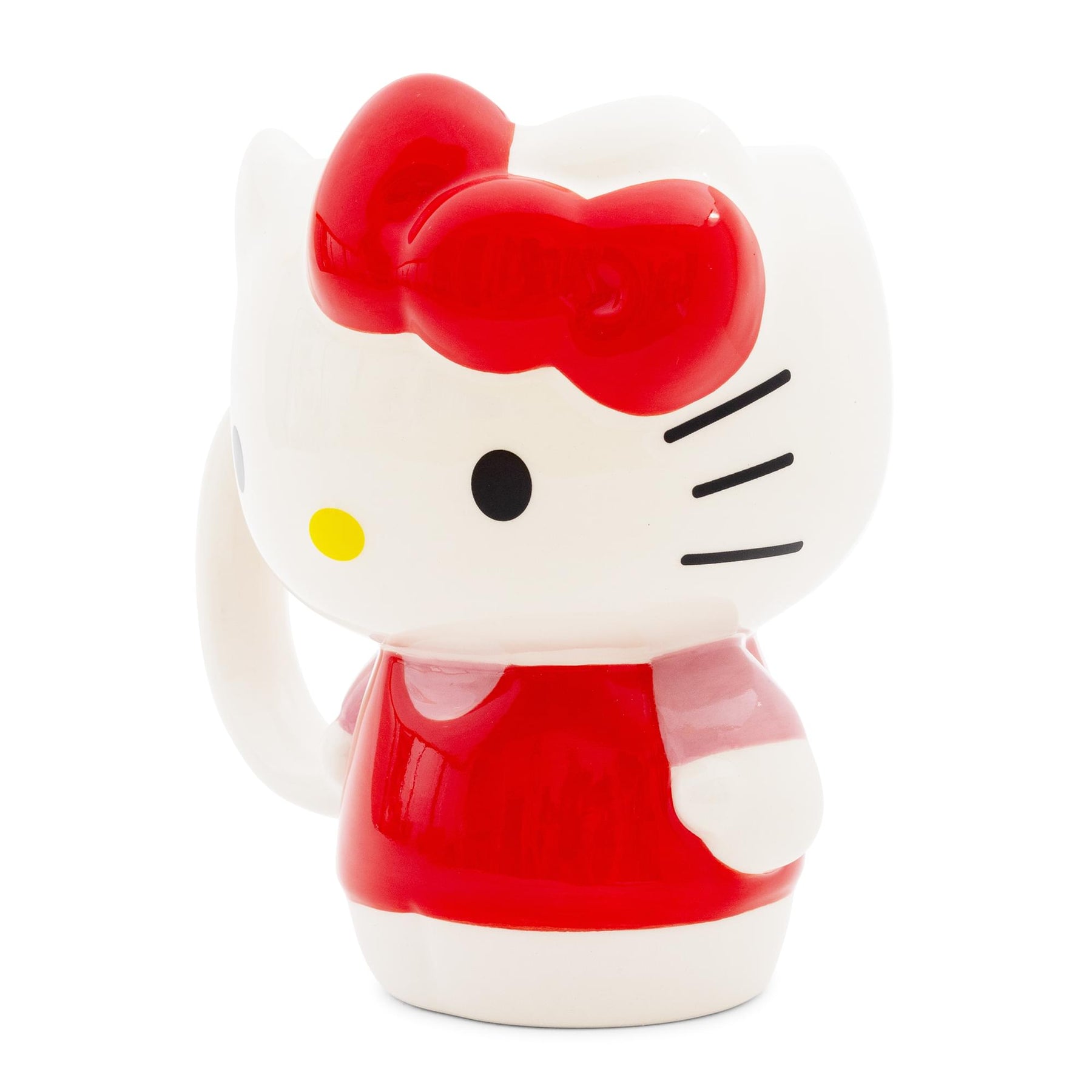 Sanrio Hello Kitty Red Dress Sculpted Ceramic Mug | Holds 20 Ounces