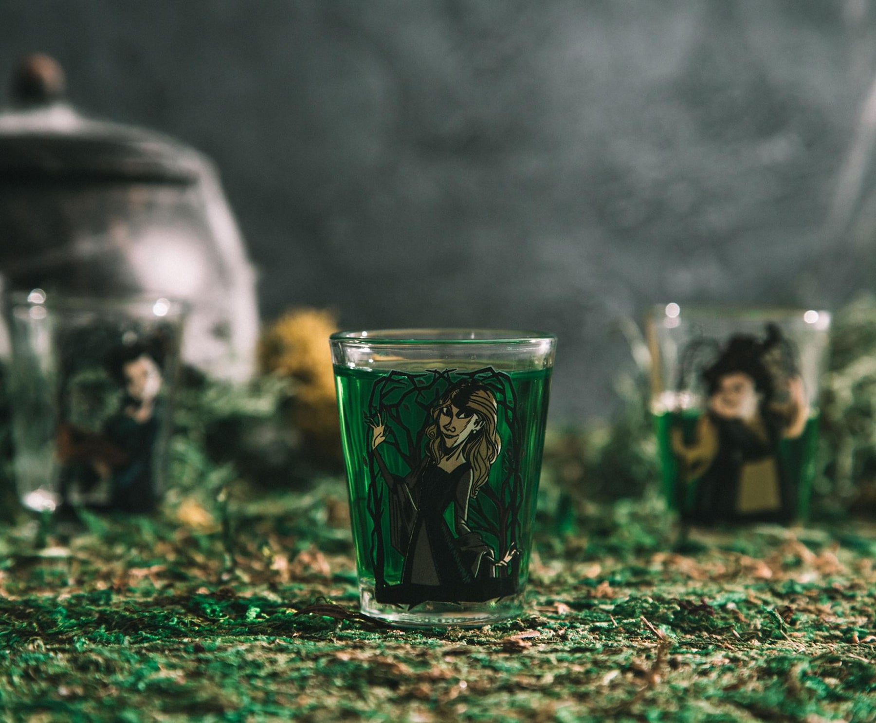 Disney Hocus Pocus Sanderson Sisters Portraits 2-Ounce Shot Glasses | Set of 4