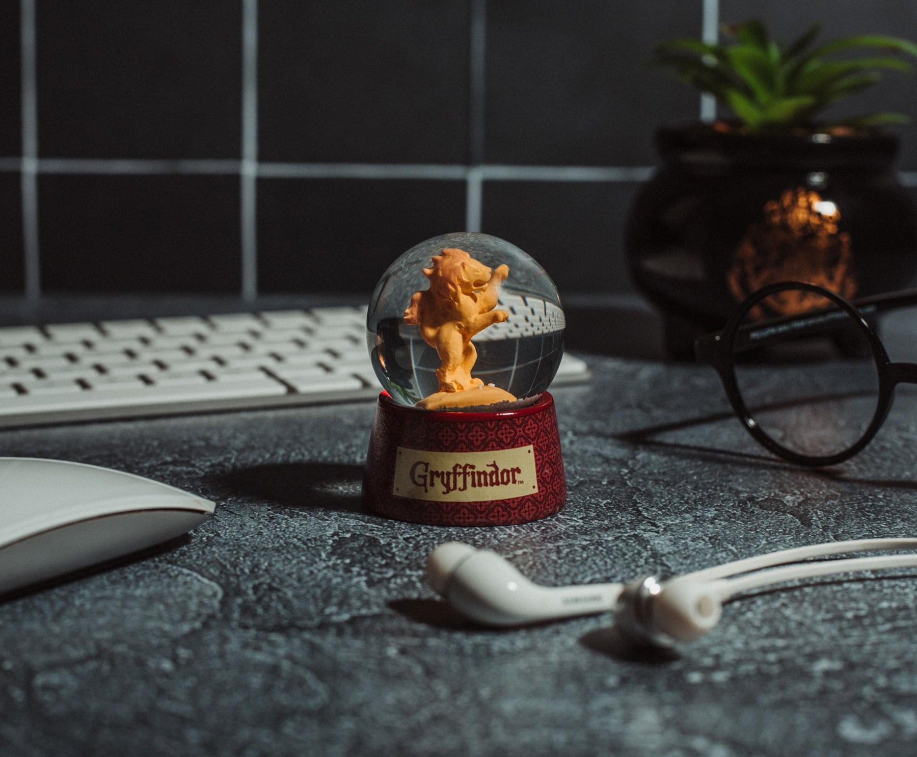 Harry Potter House Gryffindor Collectible Snow Globe | 3 Inches Tall