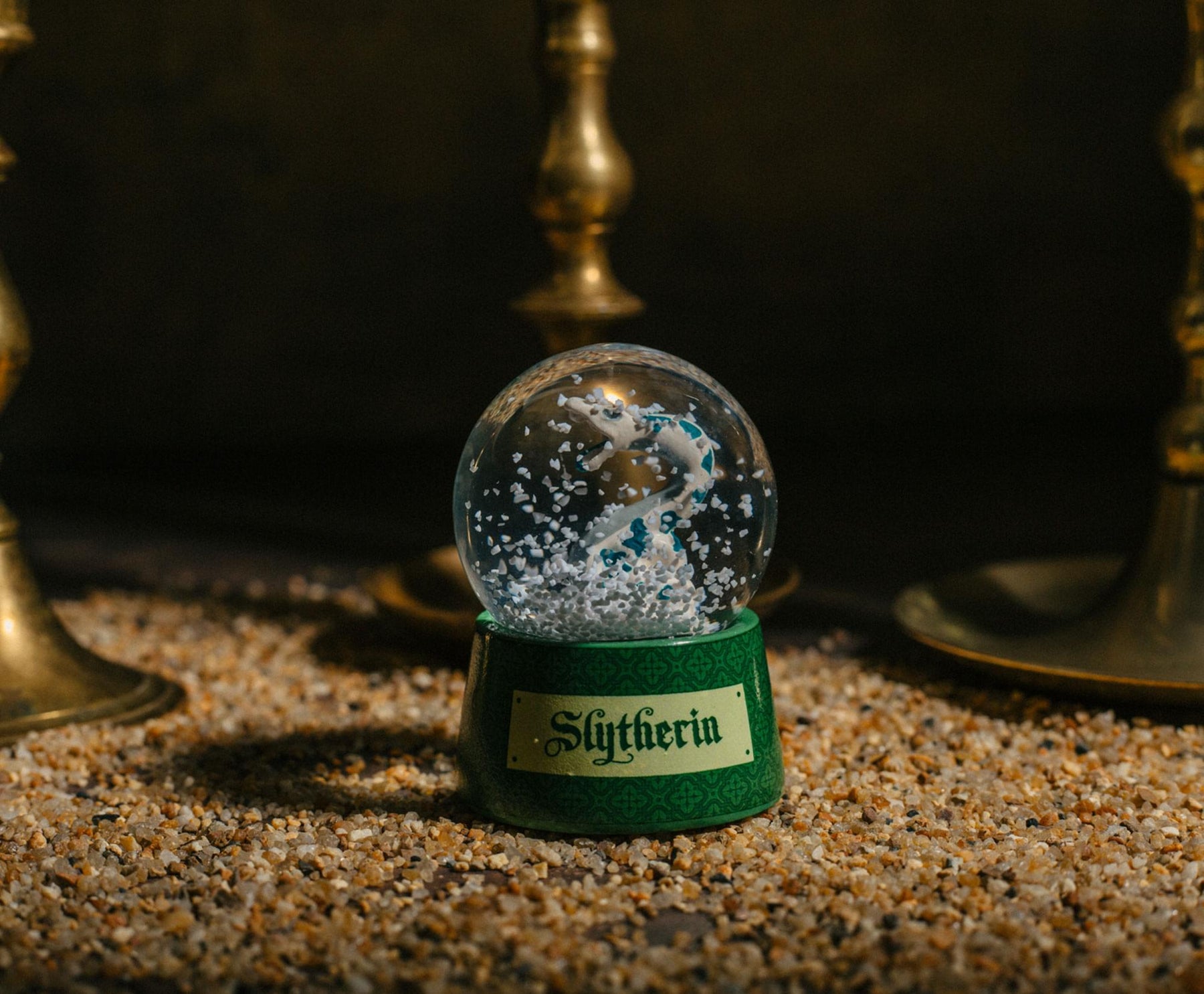 Harry Potter House Slytherin Collectible Snow Globe | 3 Inches Tall